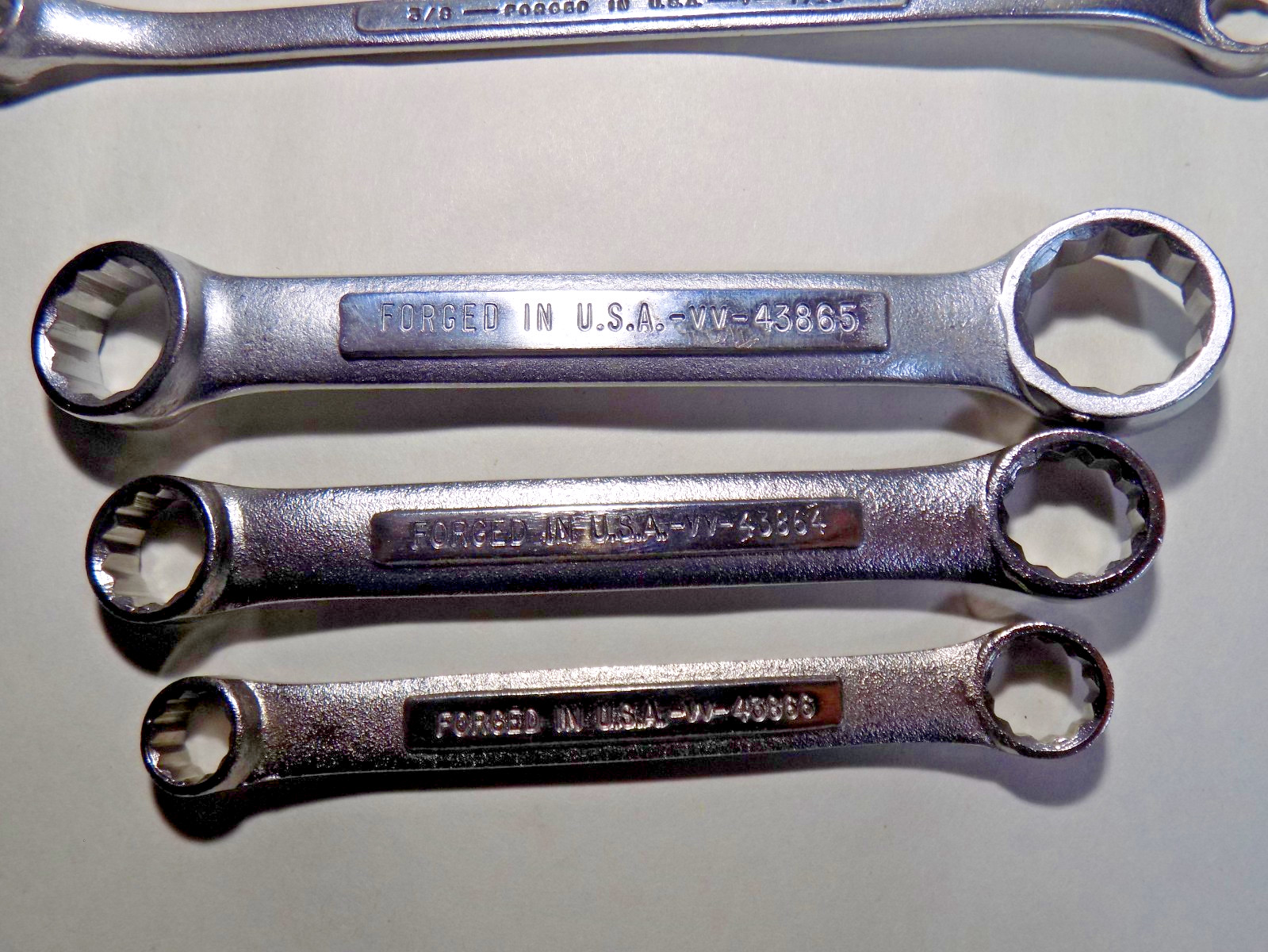 Nice 8+3 Pc. USA Craftsman Offset Box/Stubby Wrench Sets-3/8″-1 1/14″