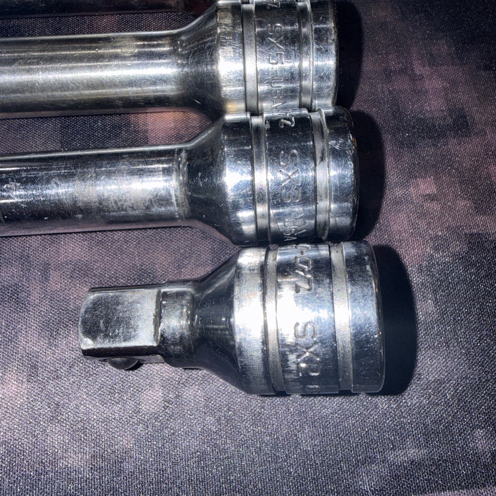 Snap On 1/2″ Drive 5 PC Extension Set 305ASX – SX2, SXK3, SXK5, SXK8, SXK11