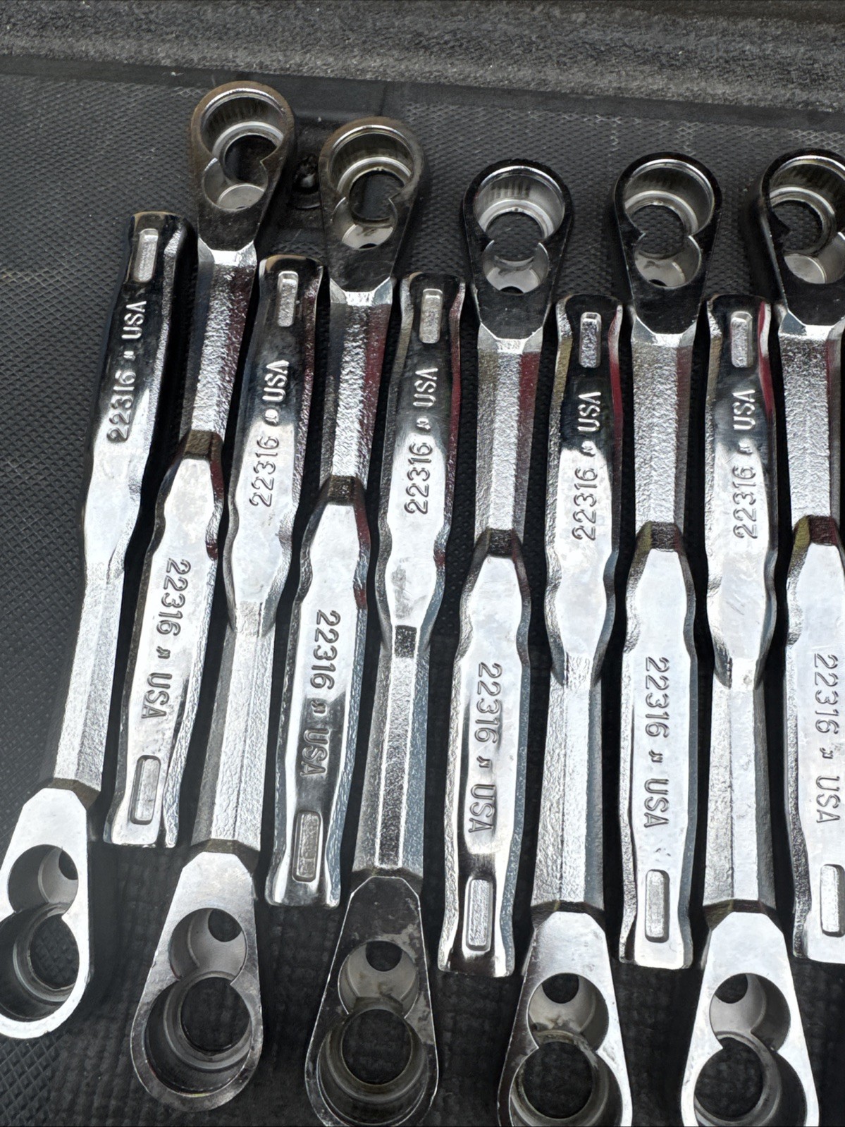 (25)pcs Kobalt Tools USA 3/8” & 1/4” Ratchet Forgings Bodies Only No Guts 22316