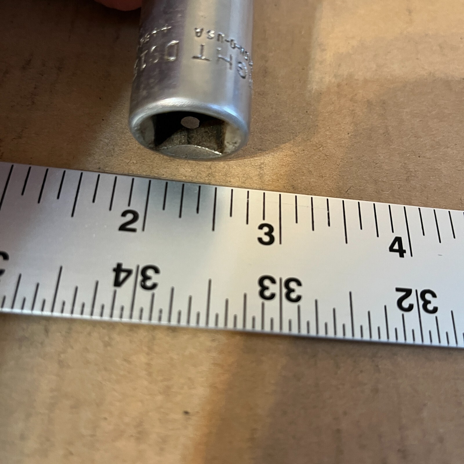 Wright DS155 5/8″ in 12 Point 1/2″ Drive Deep Socket USA – Cracked