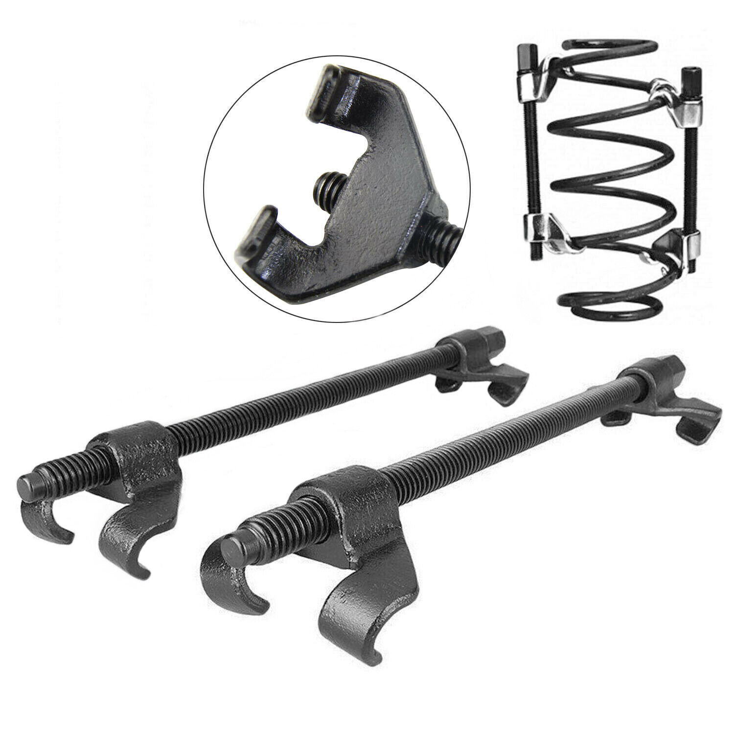 (2) Coil Spring Shock Strut Compressor 15″Remover Installer Suspension Auto Tool