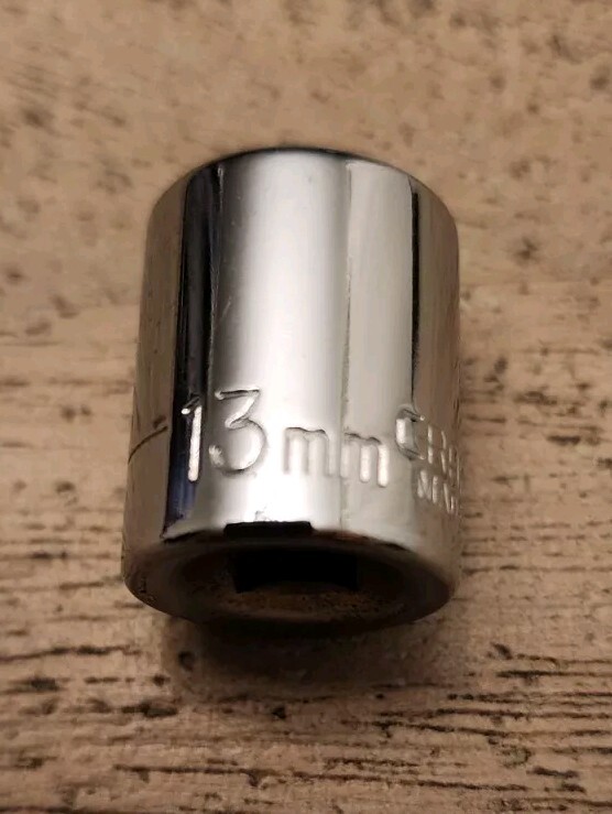 Craftsman USA 13mm Socket 6 Point 1/4″ Drive EE 43514