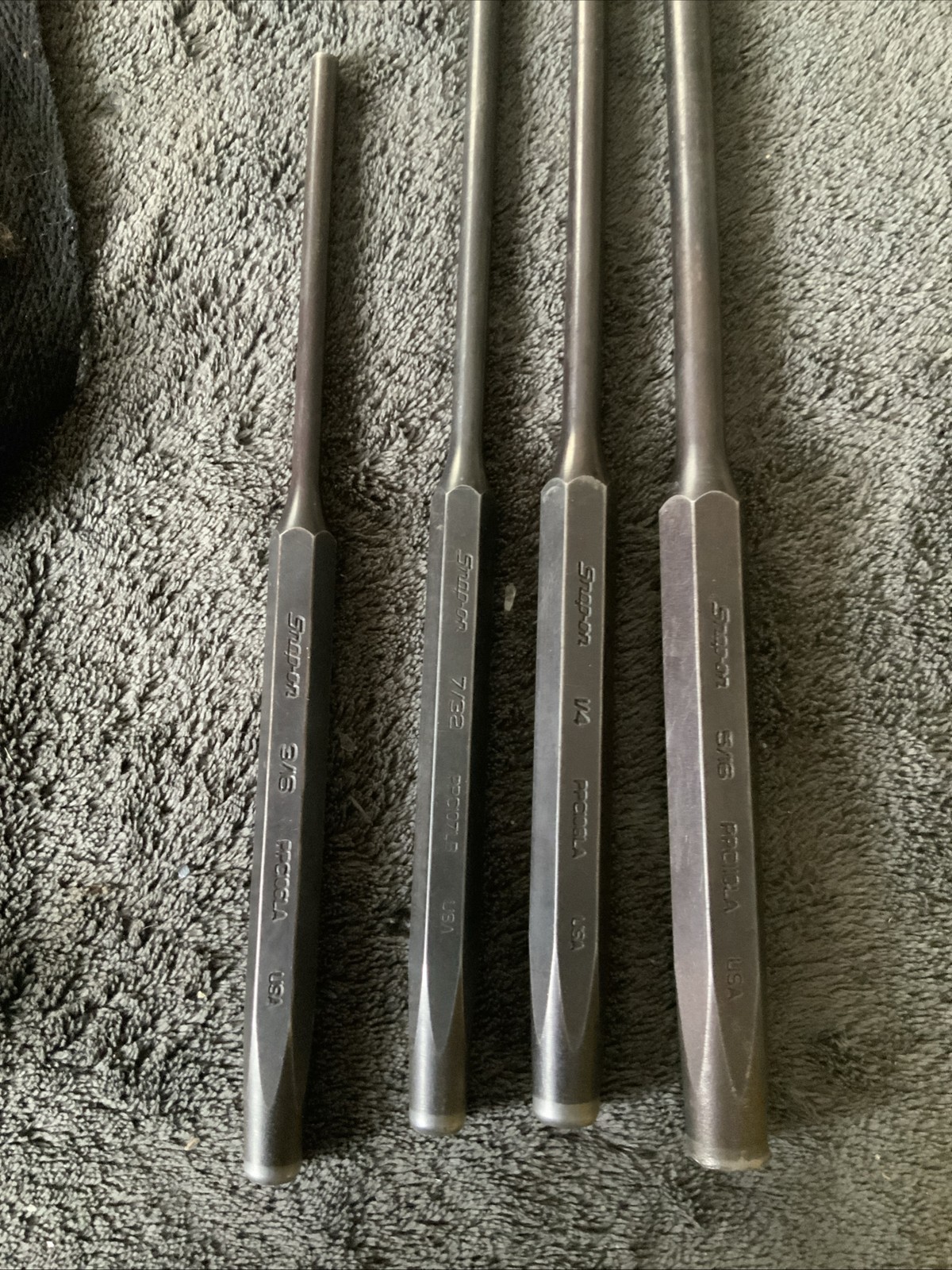 Snap On 4pc Pin Punch….missing 2 In Set