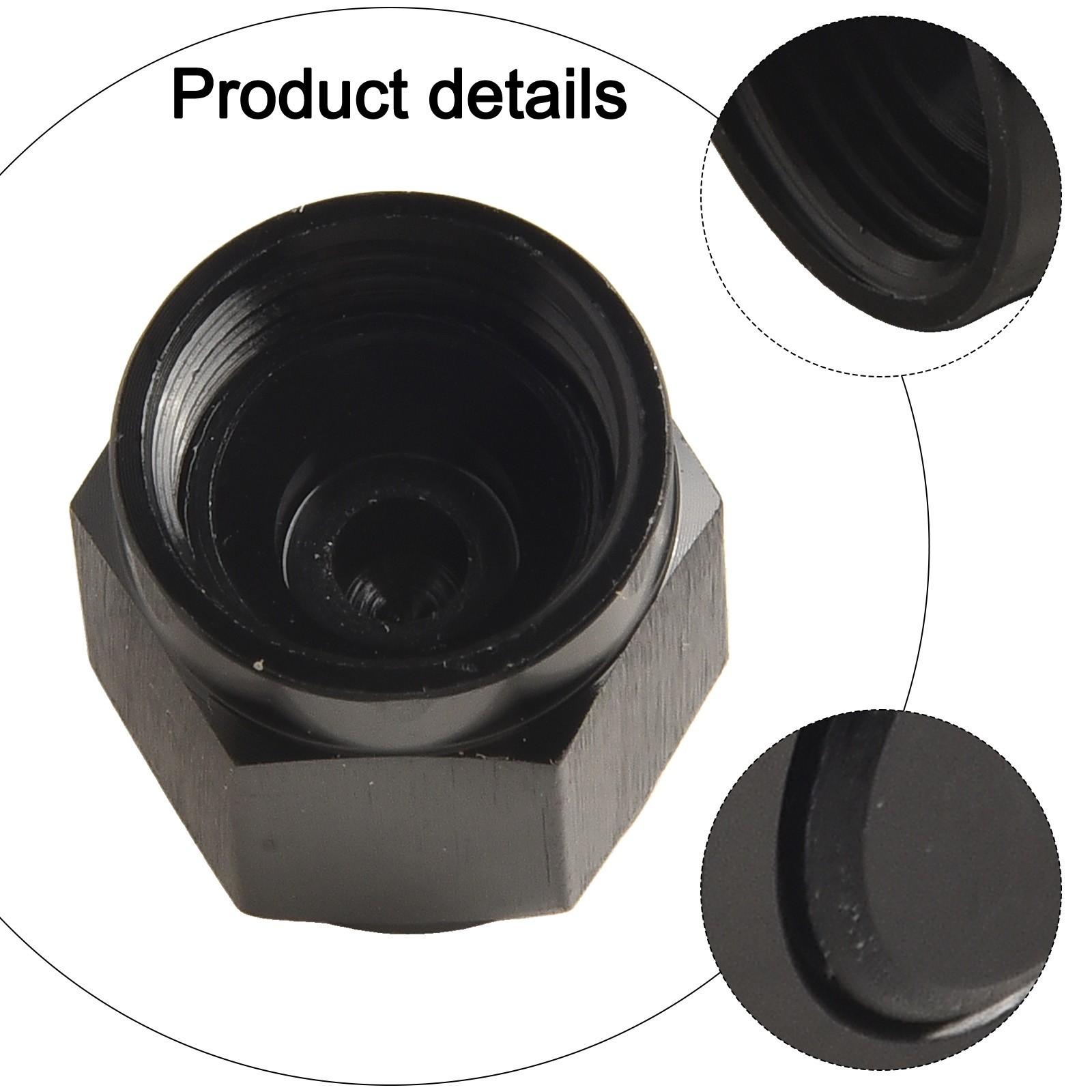 Aluminum Flare Cap Block Off Fitting for Automotive and Industrial Use