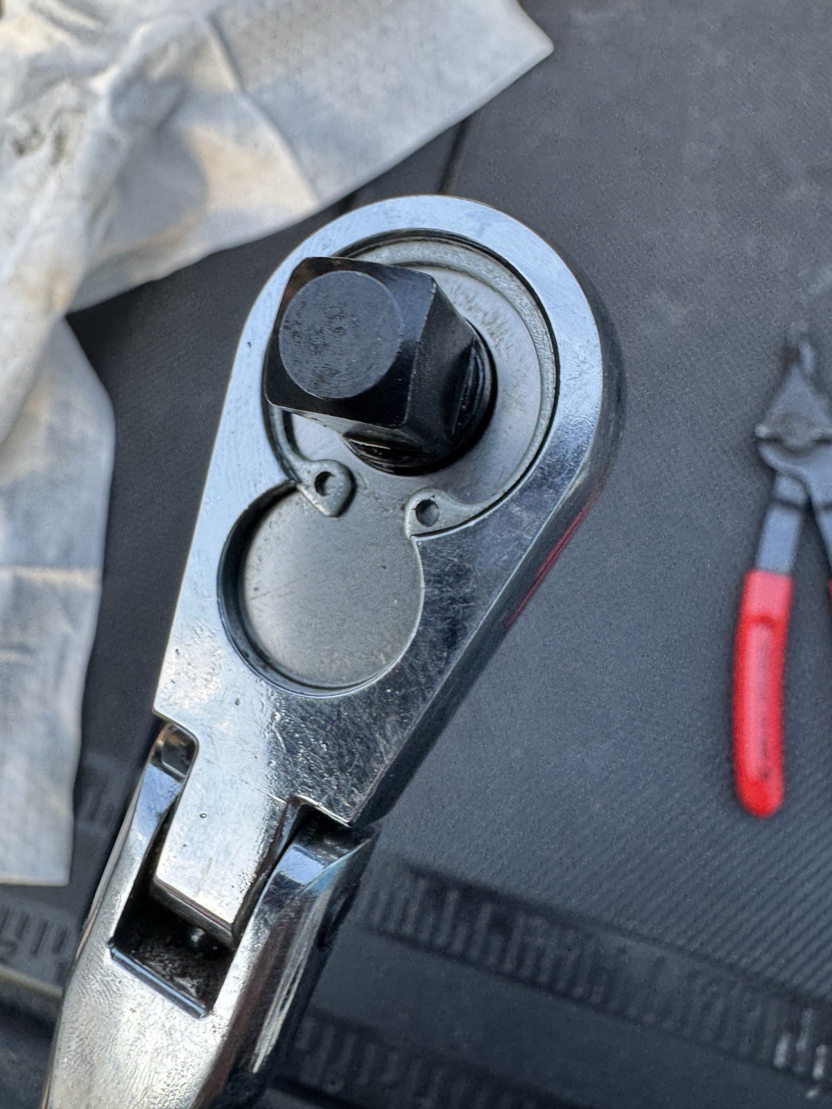 Craftsman 12″ Flex Head Ratchet 3/8″ Drive Black 44836 VU USA Fresh Rebuild