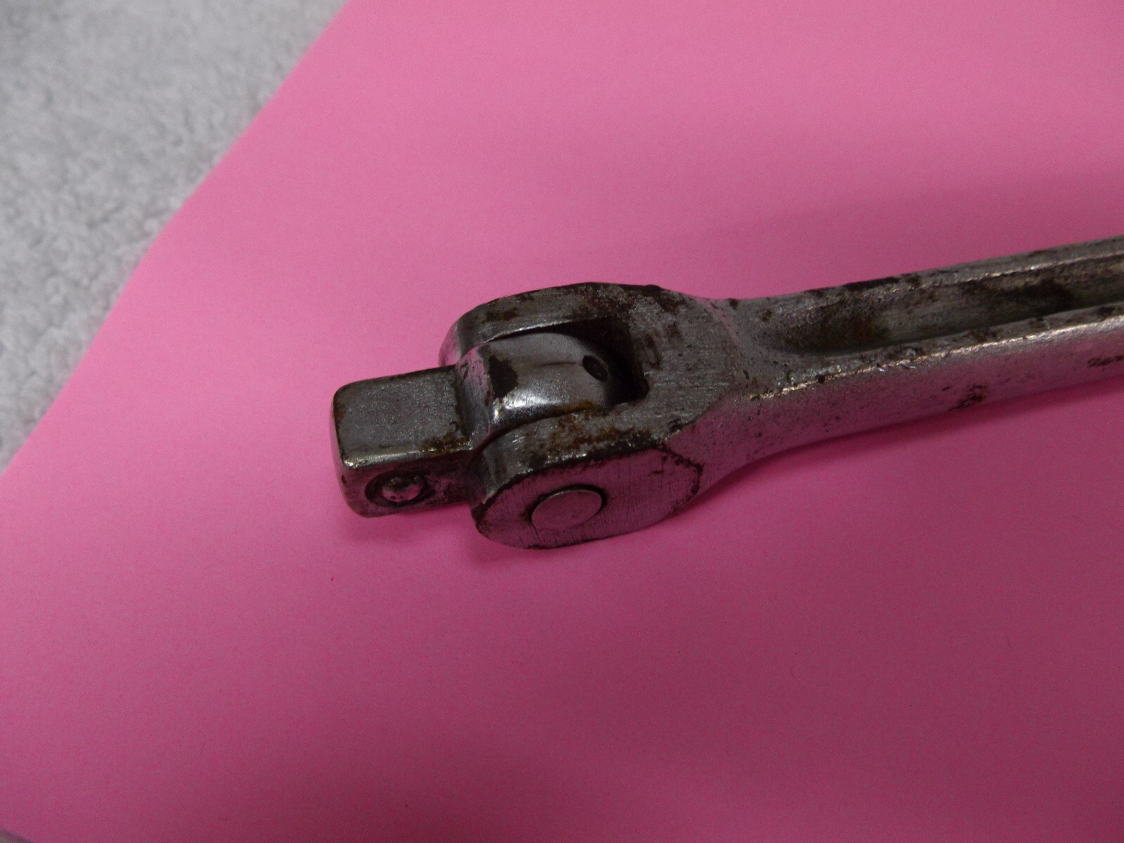 Vintage Craftsman 3/8 Breaker Bar Socket Wrench with hole through side of handle