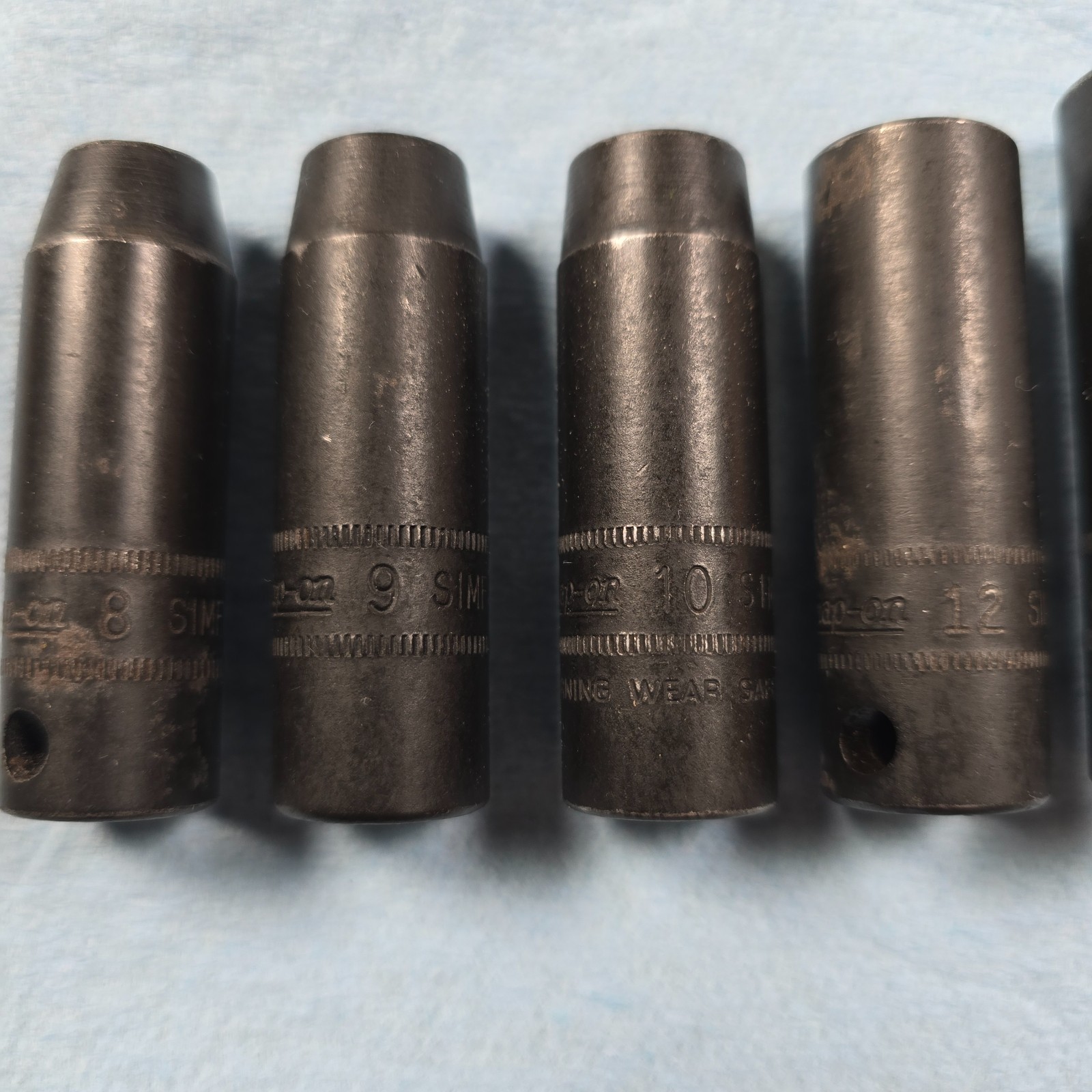 Snap On 3/8” Drive 8mm To 17mm Deep Impact Socket 7Pc Set SIMFM 8 To SIMFM 17