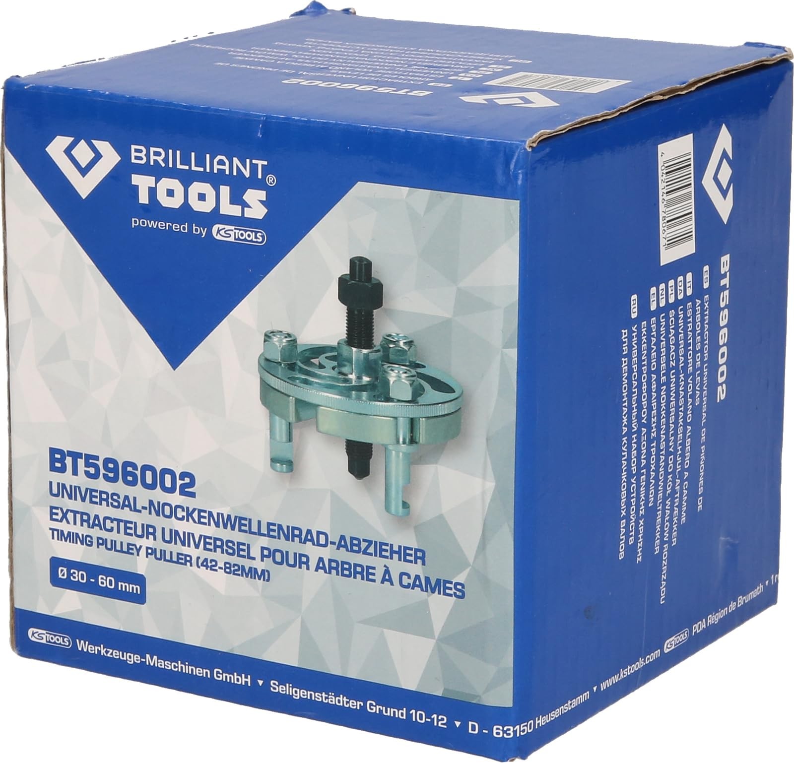 BT596002 Universal Camshaft Gear Puller Powered by KS TOOLS, 3Arm, 19mm, Sch…
