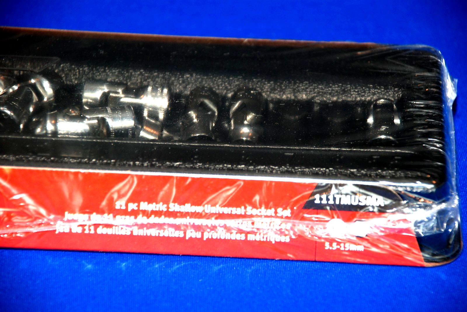 Snap-on NEW 11 Piece 1/4″ Drive 6-Point Metric Shallow Universal Socket Set