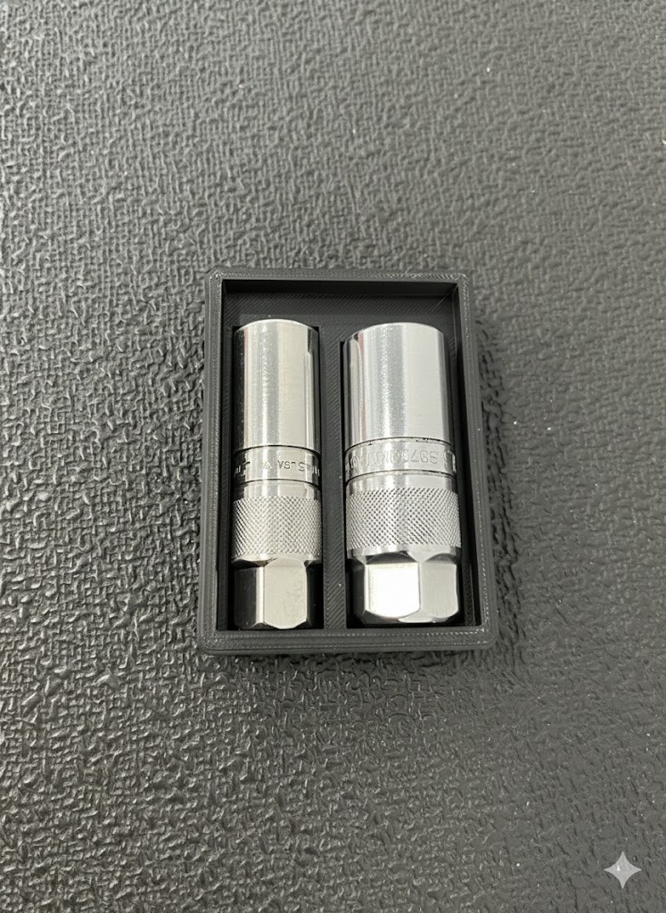 Tray Compatible with Snap On Tools 3/8″ Spark Plug Socket Set 5/8″ & 13/16″