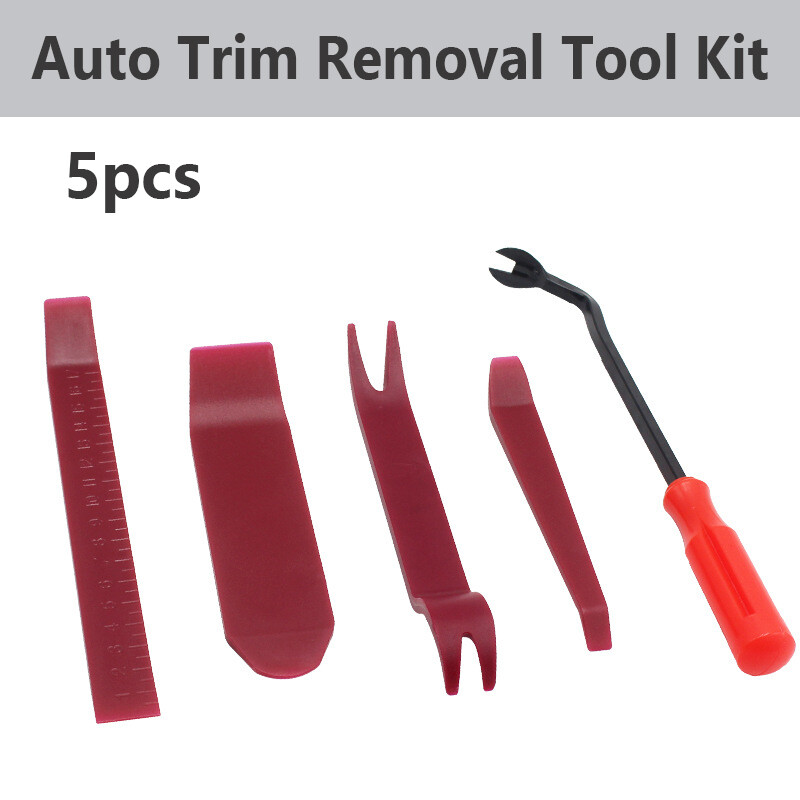 5Pack Auto Trim Removal Tool Kit Car Panel Door Window Fastener Remover Pry Tool