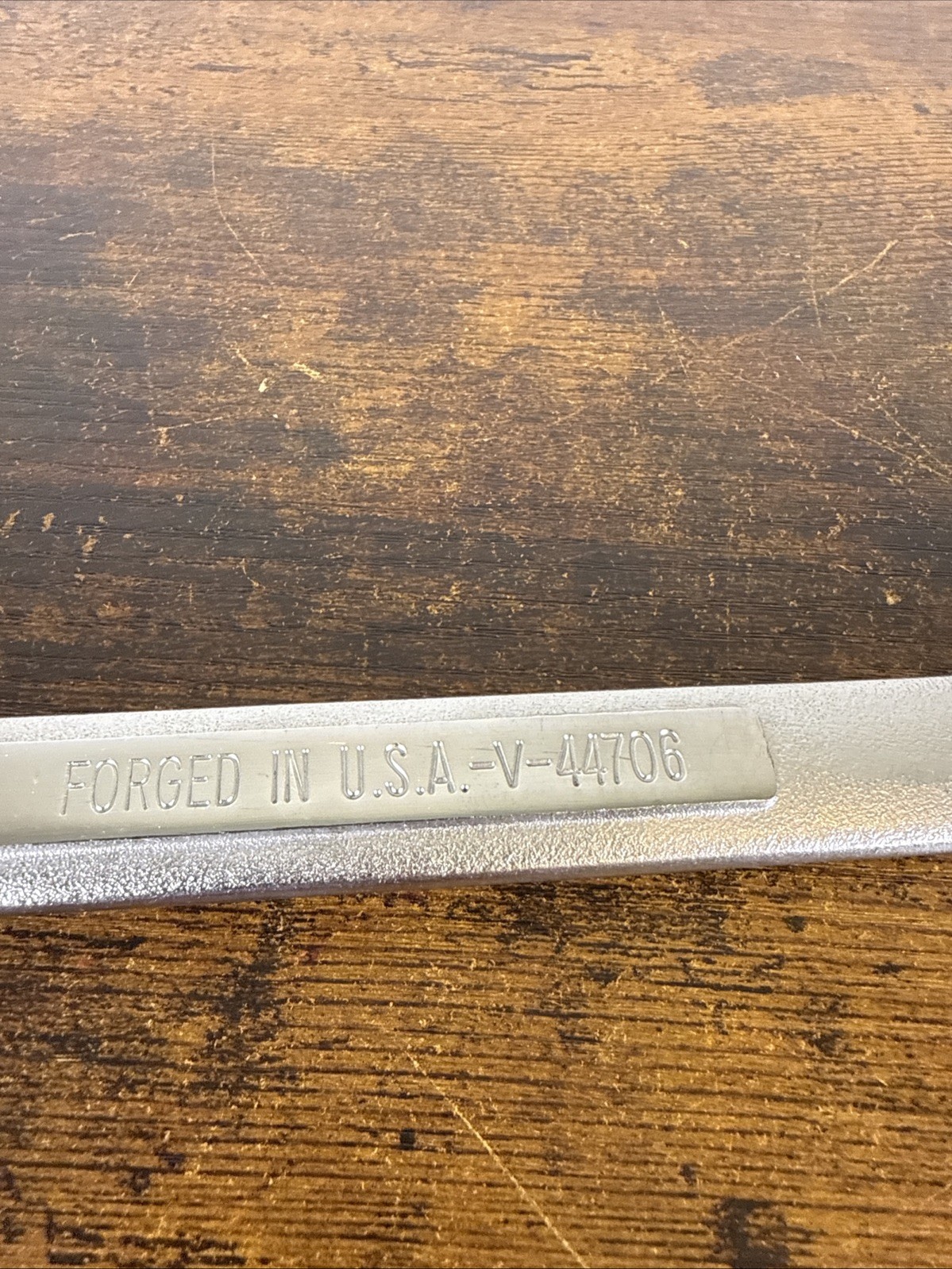 Craftsman V‑44706 1‑1/16″ SAE Combination Wrench 12‑Point USA Vintage Engraved