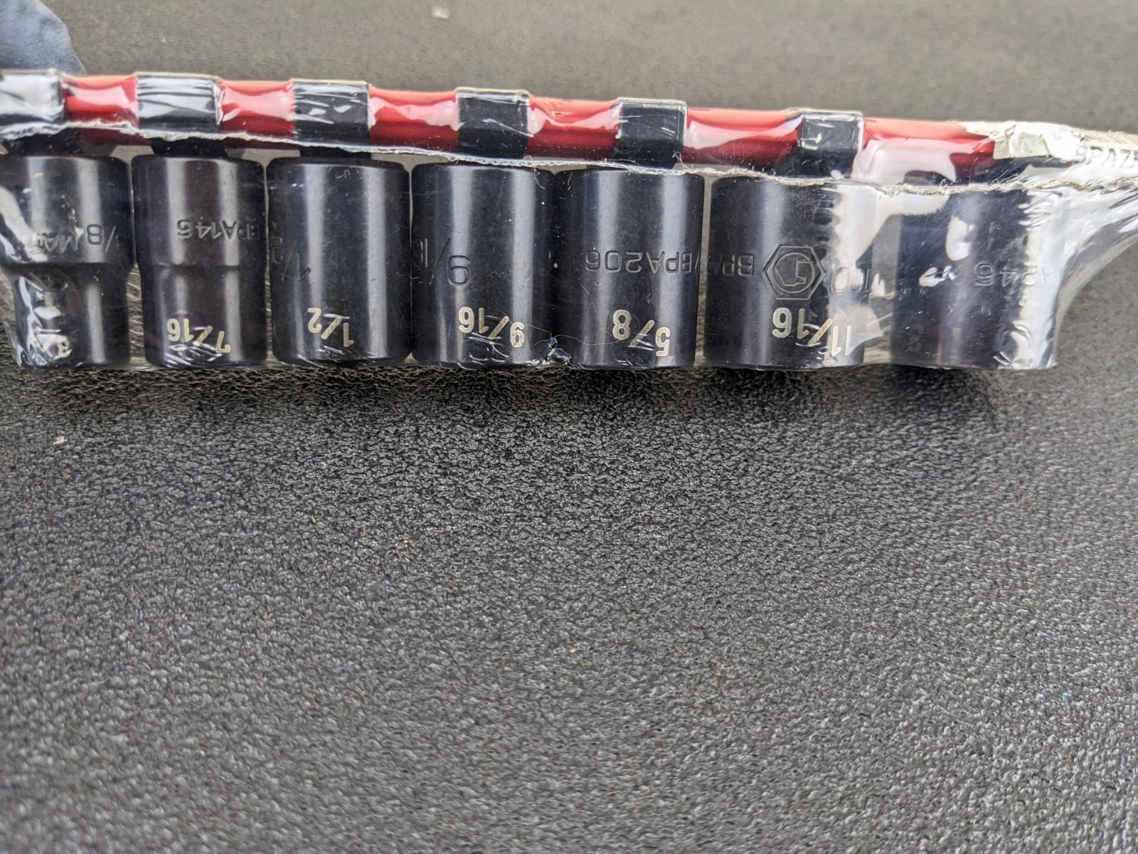 #bp137 Matco Tools NEW SBPA7R 7 piece 3/8″ Drive SAE PRO NON-SLIP Impact Socket