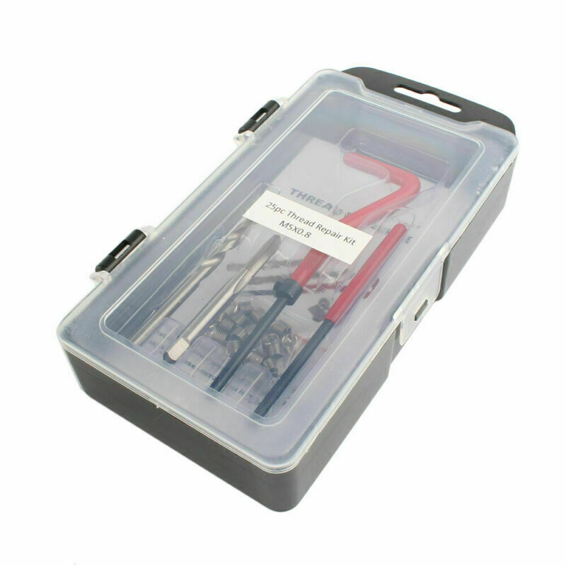 Metric Thread Repair Tool Insert Kit M5 M6 M8 M10 M12 M14 Car Pro Coil w/ Box US