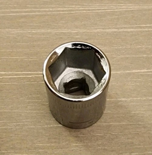 Craftsman USA 13mm Socket 6 Point 1/4″ Drive VV 43514 (Top Knurl mm)