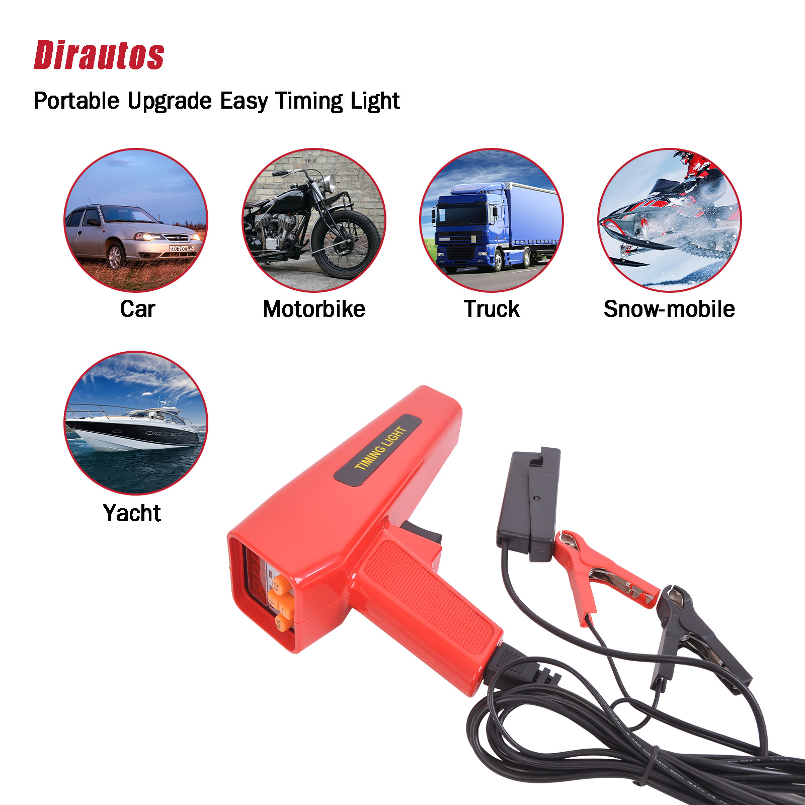 Professional Xenon Inductive Timing Light Engine Tune Up Engine Repair Tool