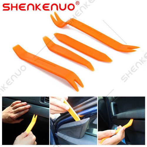 4PCS Auto Car Radio Door Clip Panel Trim Dash Audio Removal Installer Pry Tools