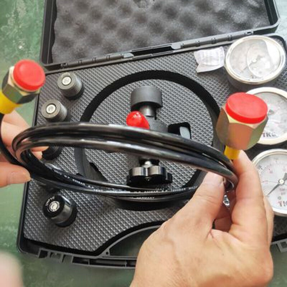 7 IN 1 Hydraulic Accumulator cylinder Nitrogen gas charging kit ,Pressure Tes