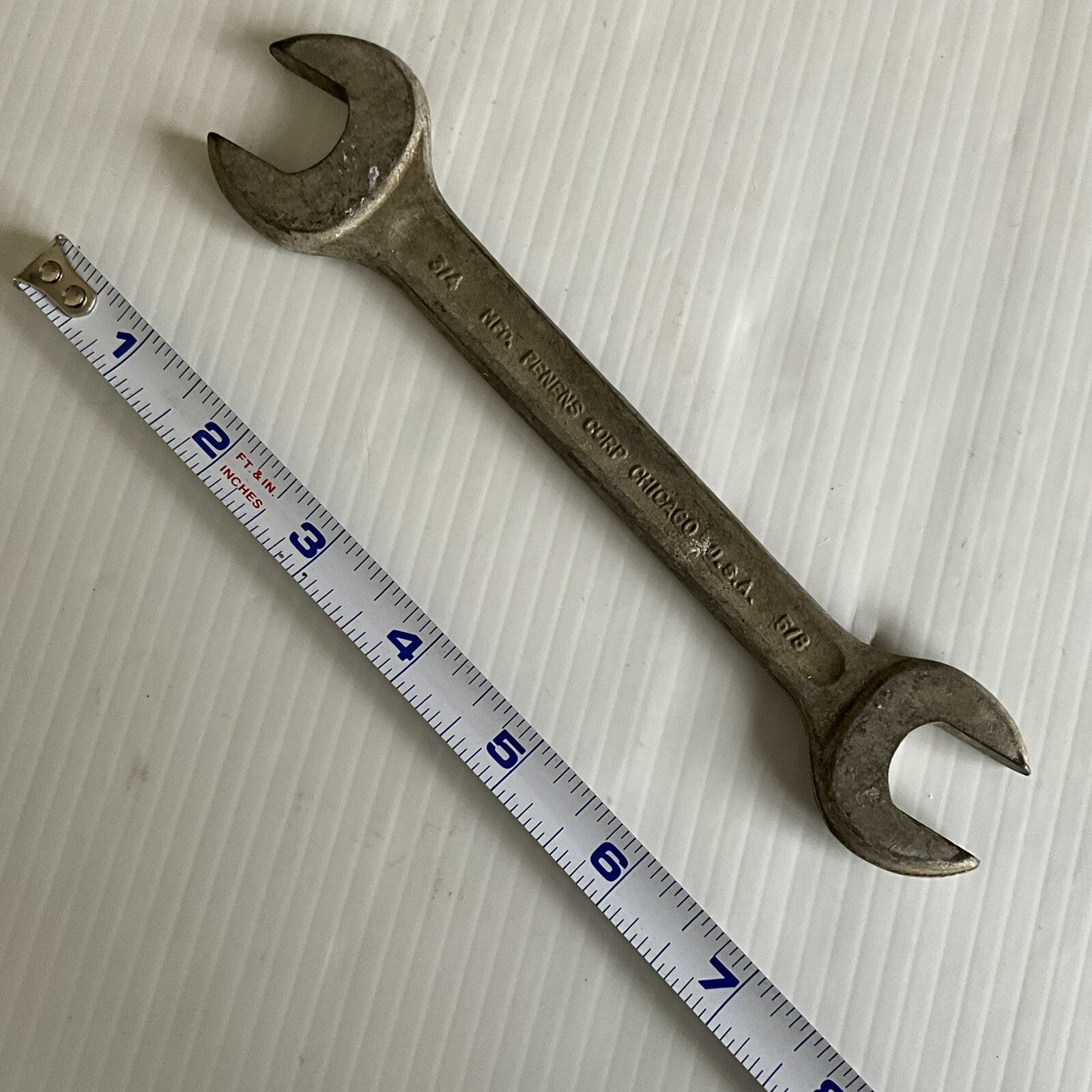 Penens Corp Chicago USA 3/4″ x 5/8″ Double Open End Wrench