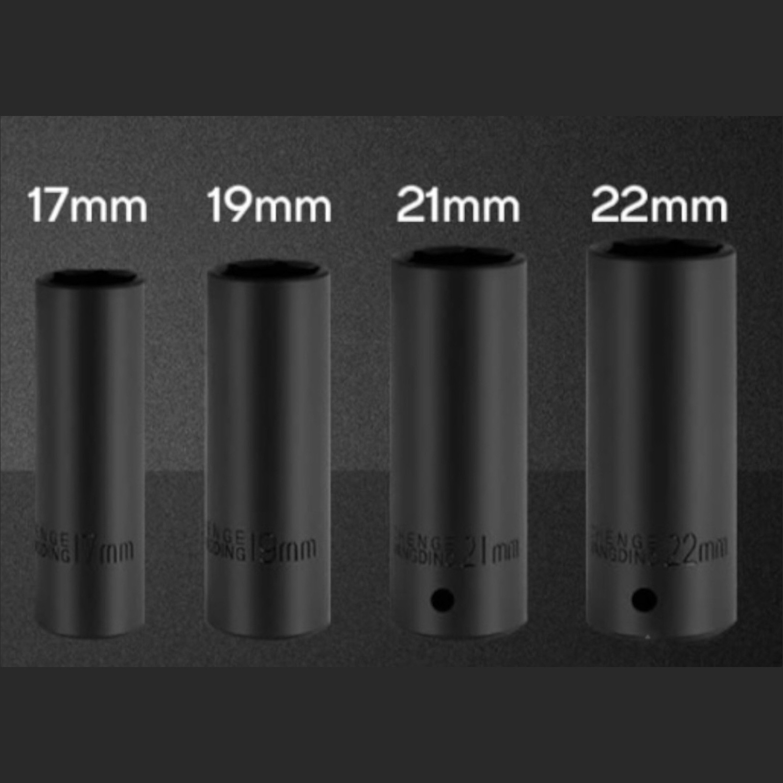 Eastvolt – Socket Set (17mm 19mm 21mm 22mm) – Impact Wrench Parts