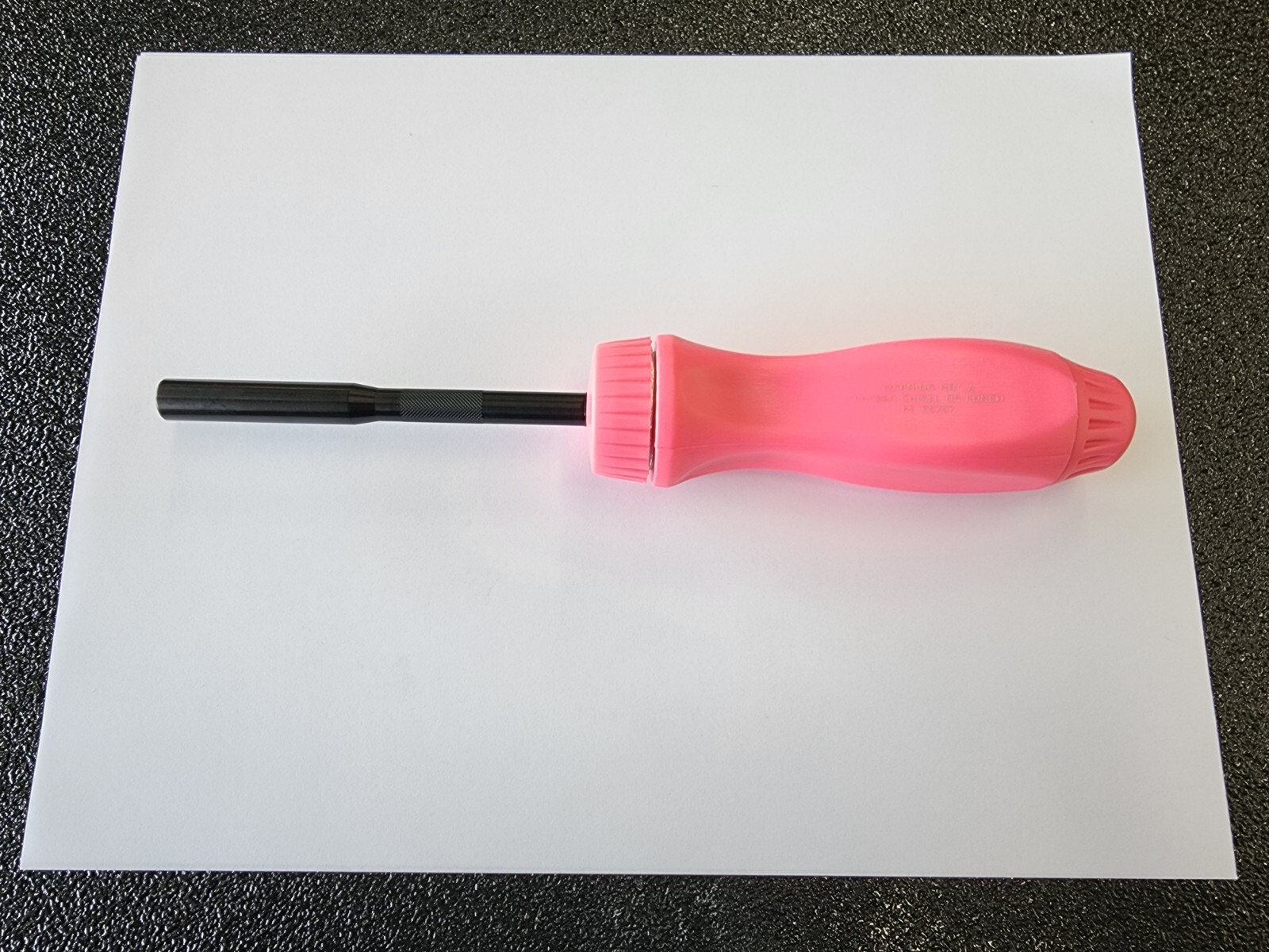 Snap-on Tools USA RARE HOT PINK Hard Handle Ratcheting Screwdriver SSDMR4BP