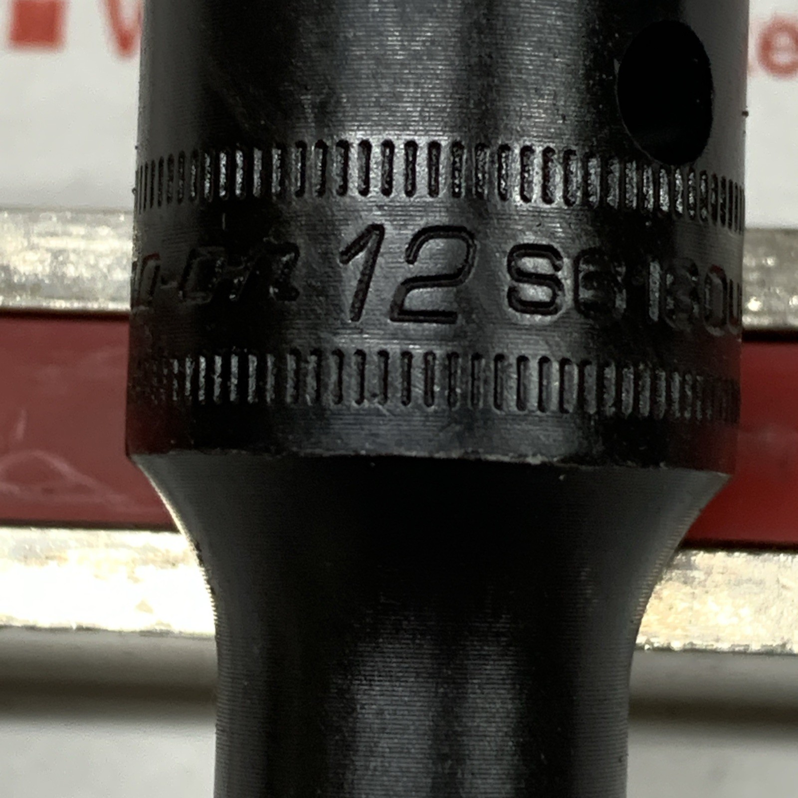 SNAP ON Tools S6160 1/2″ Dr 12-Pt Metric 12 mm Extra-Long Head Bolt Socket NEW