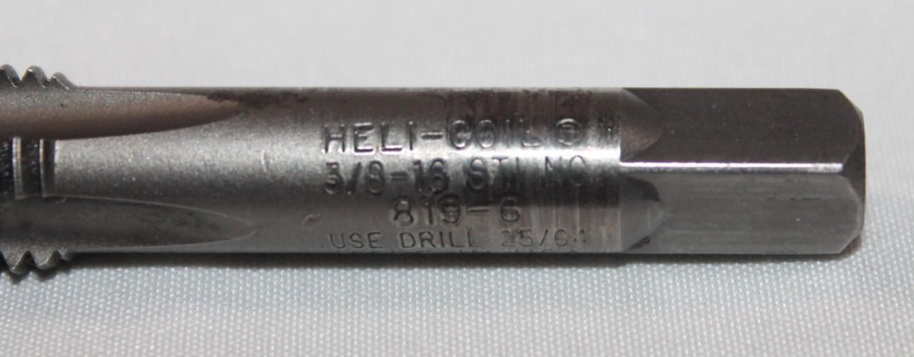Heli‑Coil Thread Repair Kit 3/8‑16 UNC Tap Tool Inserts Preowned USA Complete