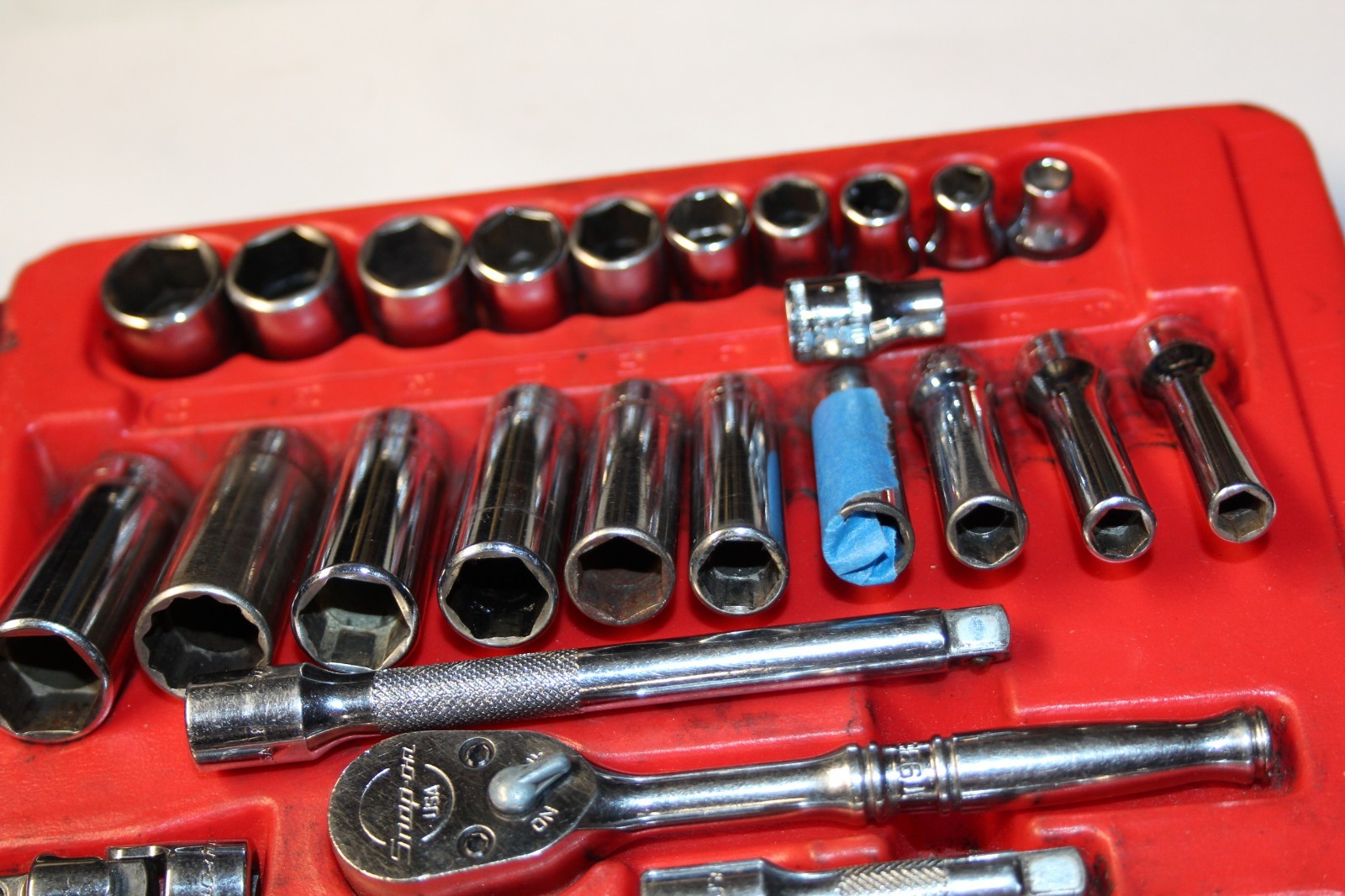 Snap-On Tools 1/4″ Drive 6-Pt General Service Set USA + SOME MISSING + EXTRAS