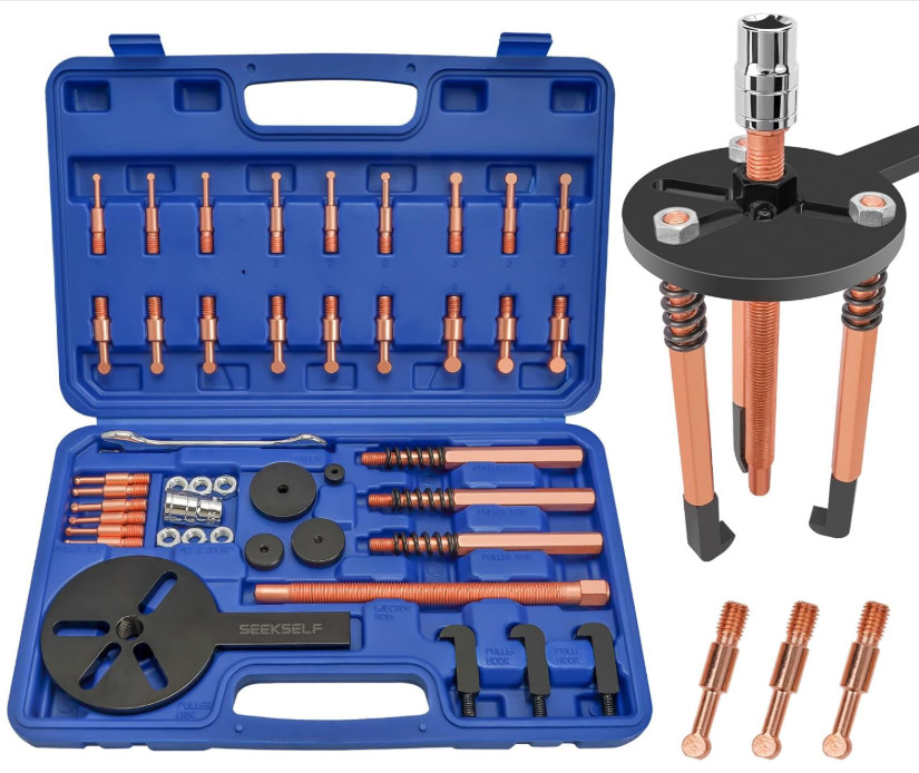 Extractor Rodamientos 36en1 Kit Profesional Interior Separador Extractor Azul