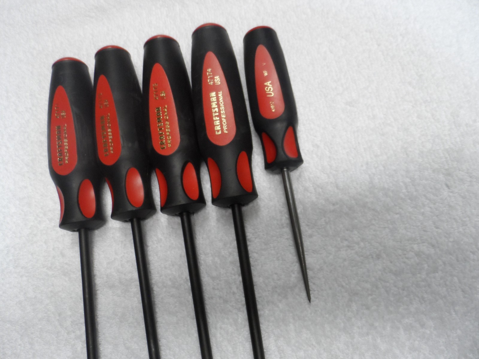 Craftsman Professional Pick and Hook Set BONUS Scratch Awl, made in USA – 5 pcs