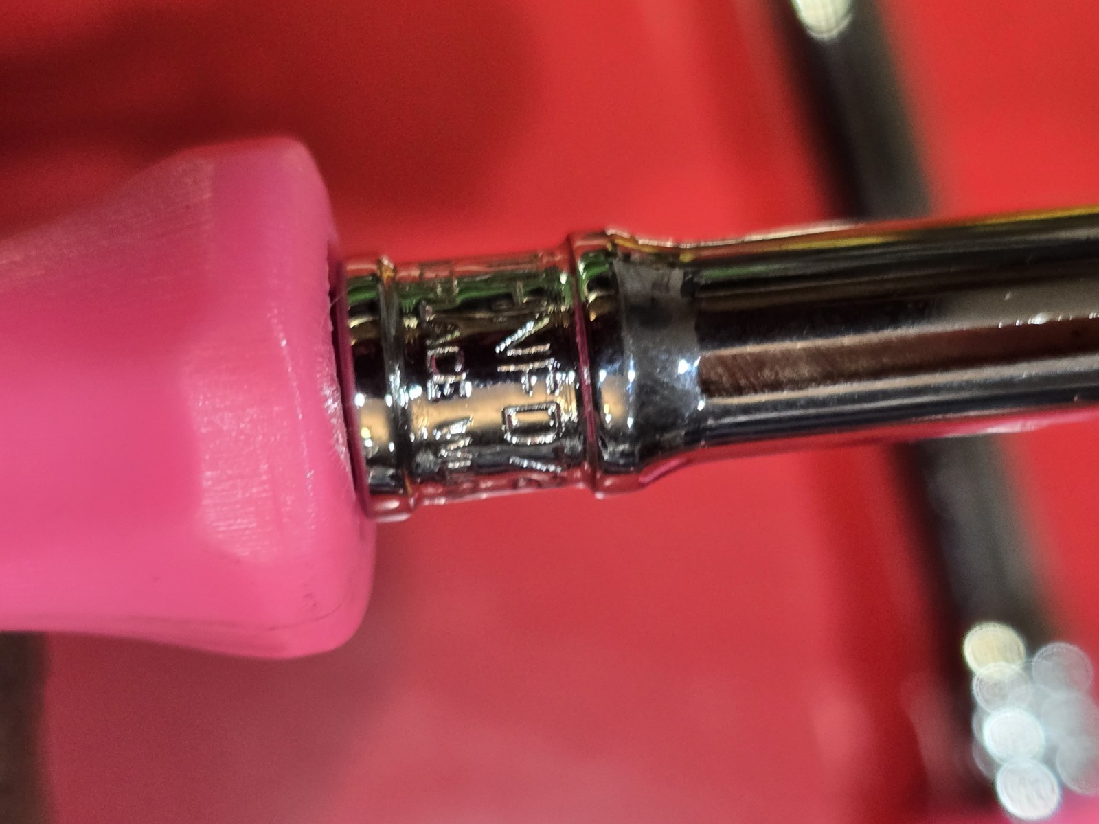 !PINK SNAP ON RARE SWIVEL HEAD SET! 3/8 Drive and 1/4. THNFD72 and FHNFD100. NEW