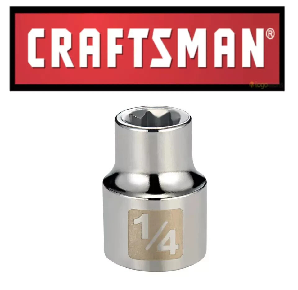 Craftsman Easy Read – 3/8″ or 1/2″ Drive SAE Star 8-Point Socket – STD New