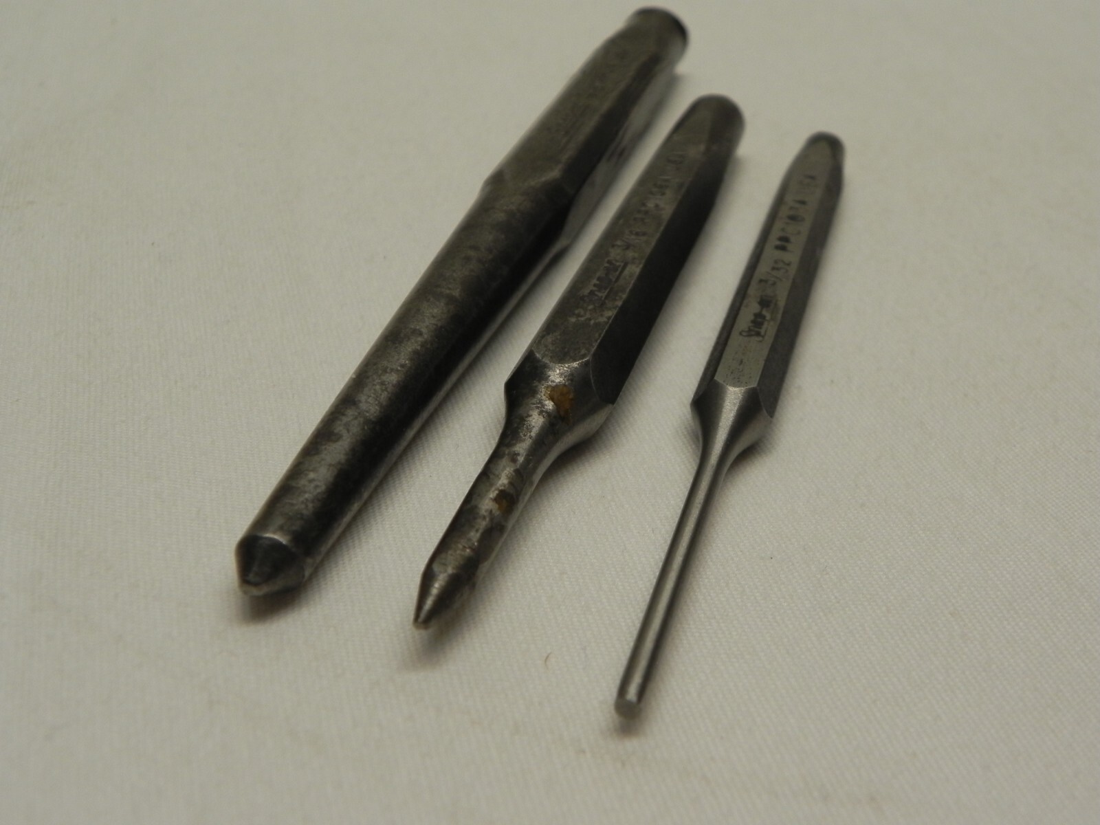 Snap-On 3 Piece Center & Pin Punch Set LOT9243