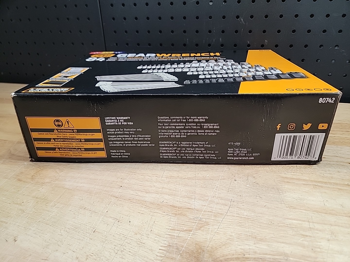GEARWRENCH 80742 84 Pc. Master SAE/Metric Hex And Torx Bit Socket Set BRAND NEW!