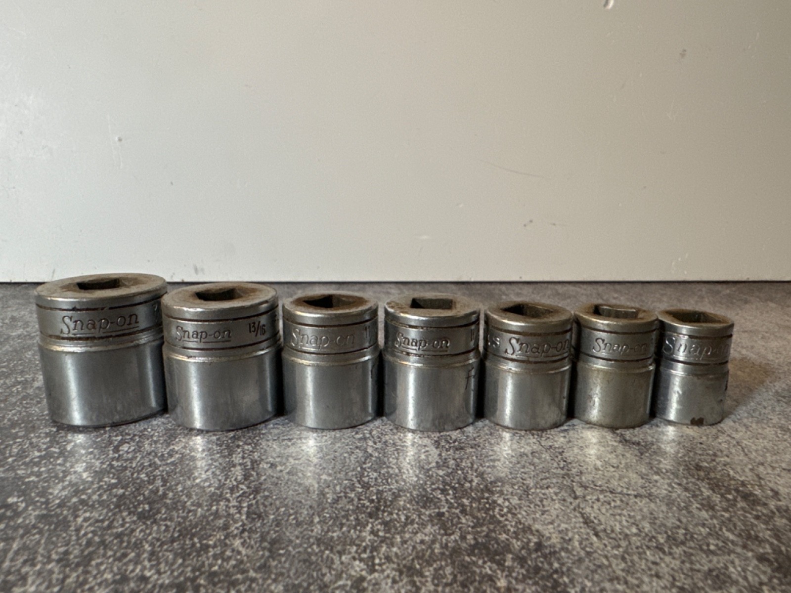 Snap-On Socket Lot F281,F261,F221 (2), F201F181, F161