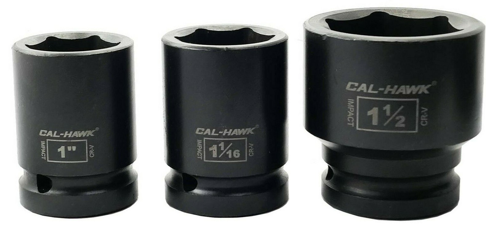 8PC 3/4″ DR. 6 Point Standard Air Impact Tool SAE CRV Pro 1″ to1-1/2″ Socket Set