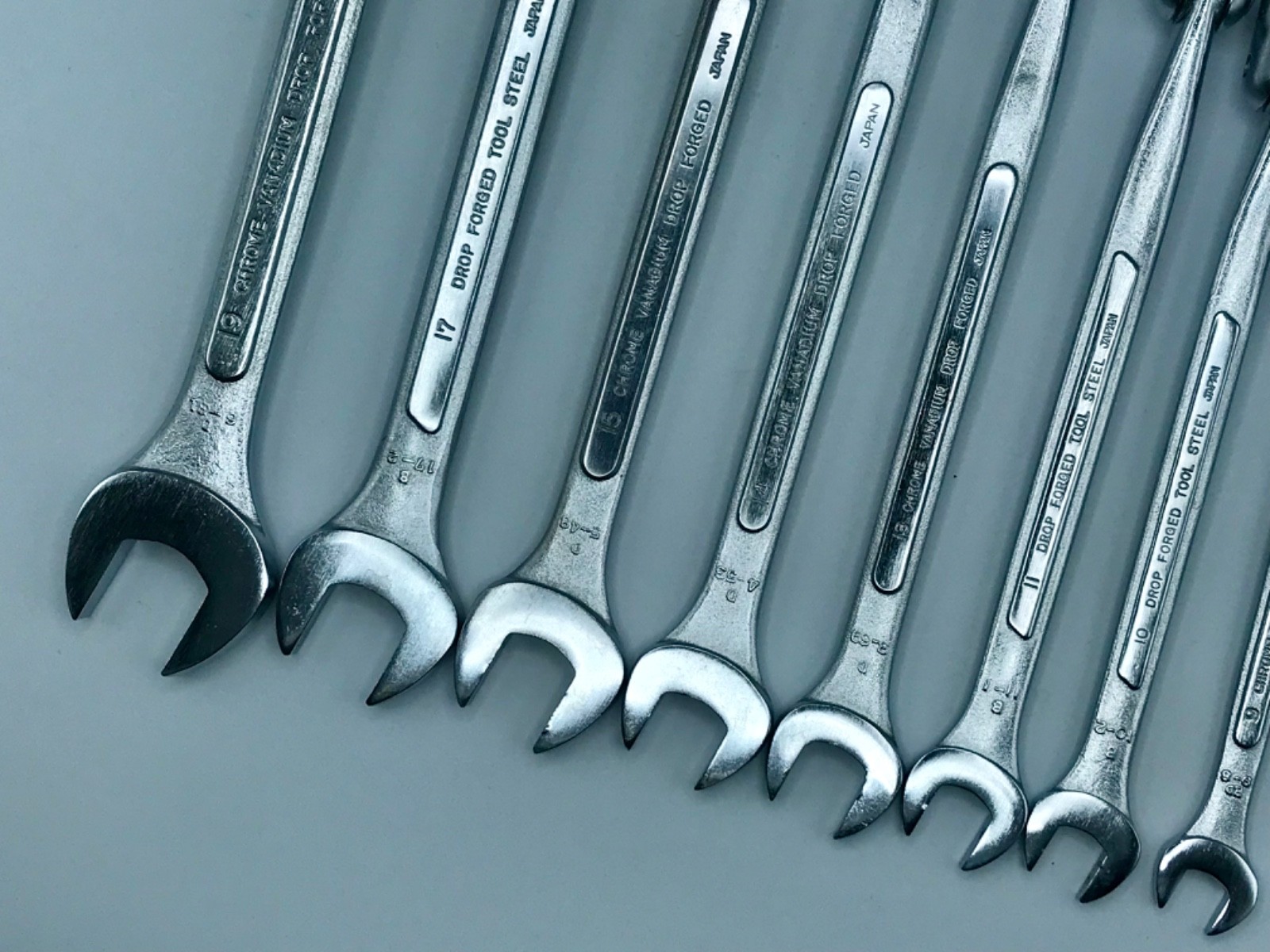 Vintage Truecraft Metric, Saltus, Flex Head, 12 Point, Wrench 8-Piece Lot