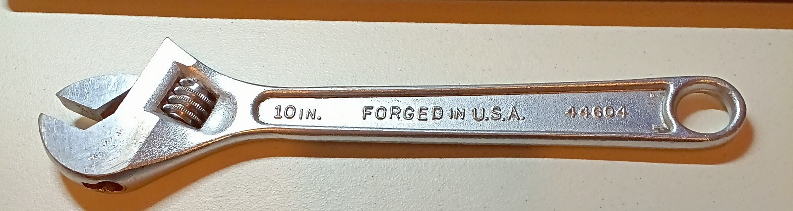 Craftsman 44604 Heavy-Duty 10″ (250mm) Adjustable Wrench WF Vintage USA