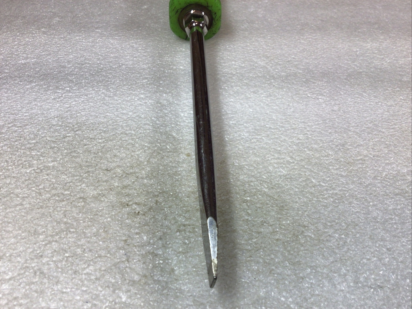 Snap On#SDD6 – 6” Long, Flat/Slot, Blade, Hard Green Handle, Screwdriver-USA-