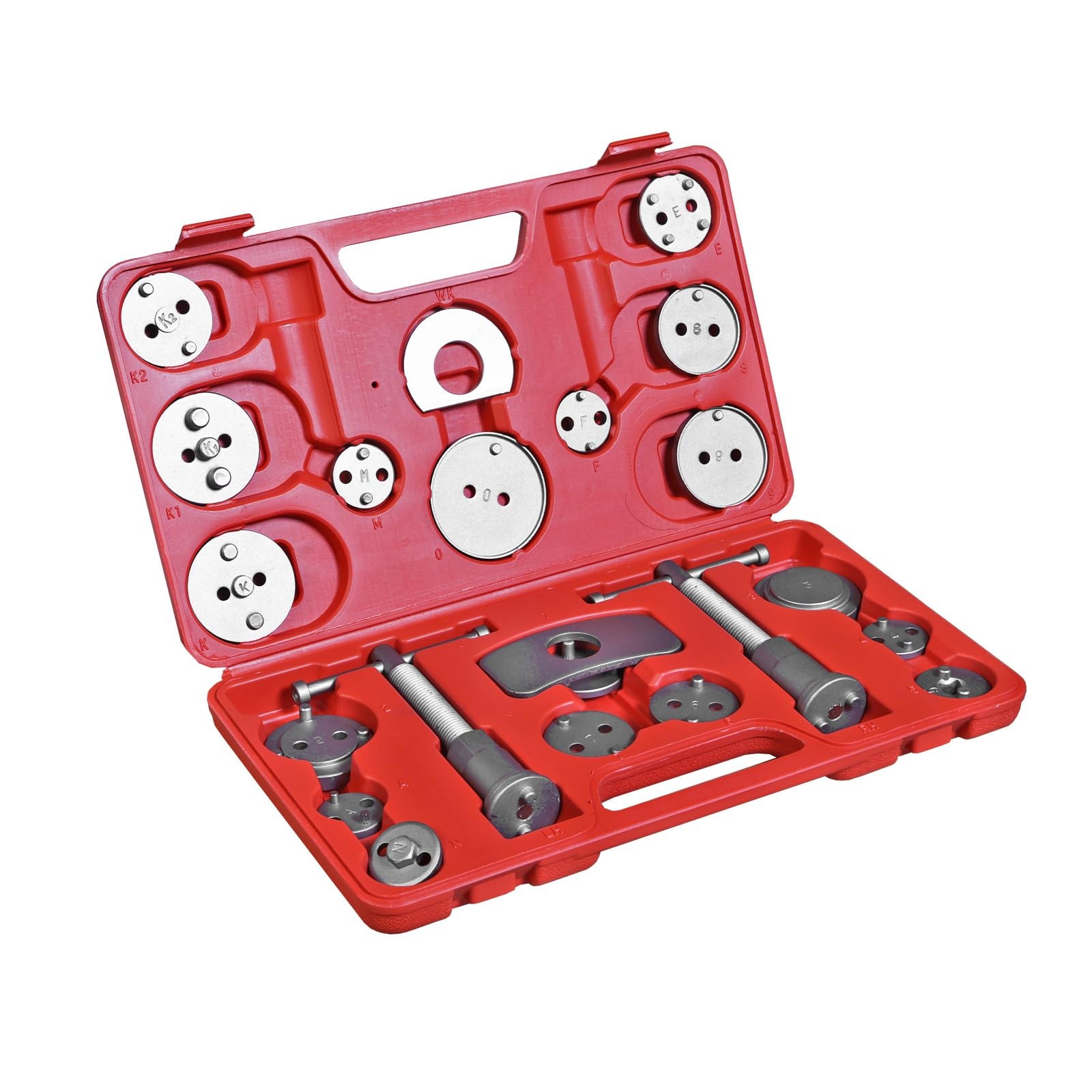 Torin 22 PCS Brake Caliper Press Tool Kit, Disc Brake Piston Caliper Compress…