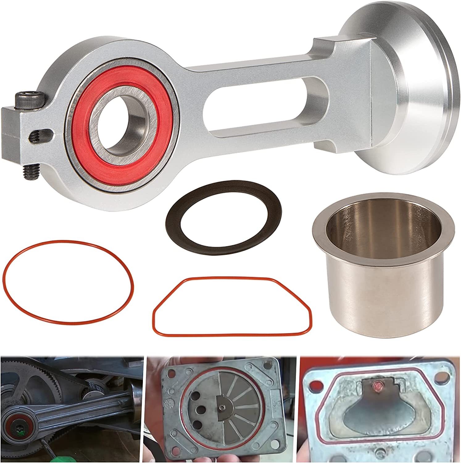 KK-4835 Compressor Piston Kit Connecting Rod Kit for Craftsman Oil Free Pump
