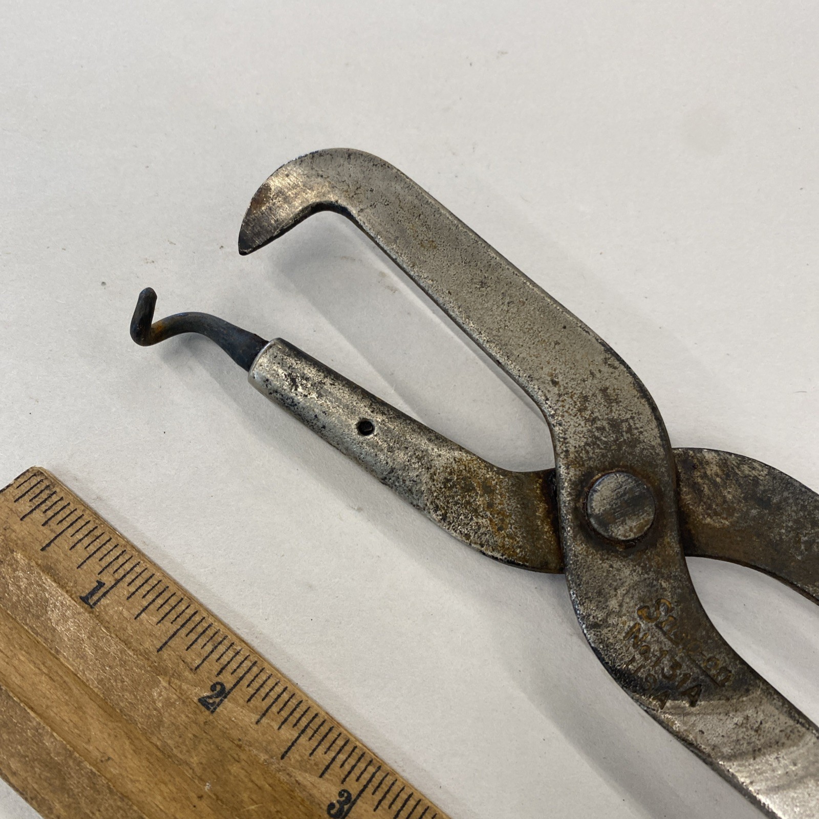 Snap On 131A 13″ Long Chrome Drum Brake Spring Pliers USA, UGLY, M0787