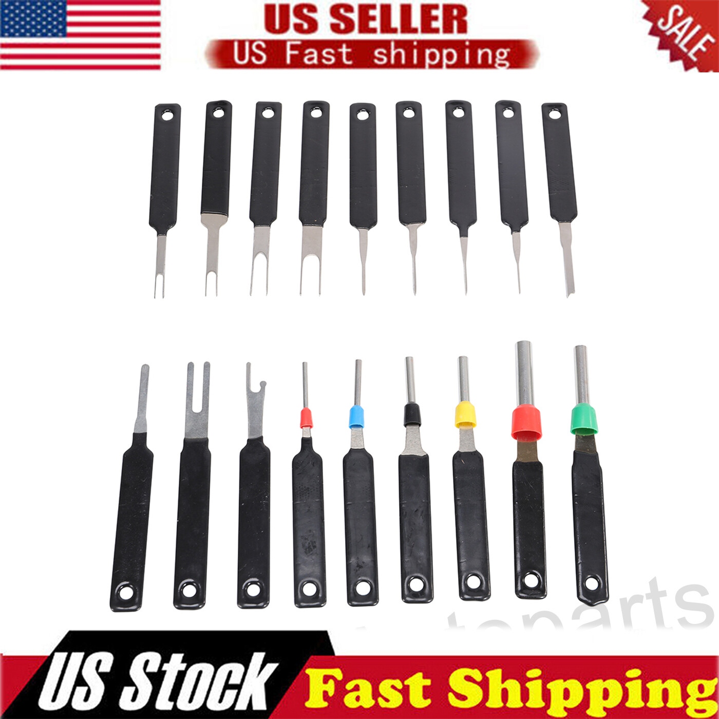18Pcs Wire Terminal Removal Tool Car Electrical Wiring Crimp Connector Pin