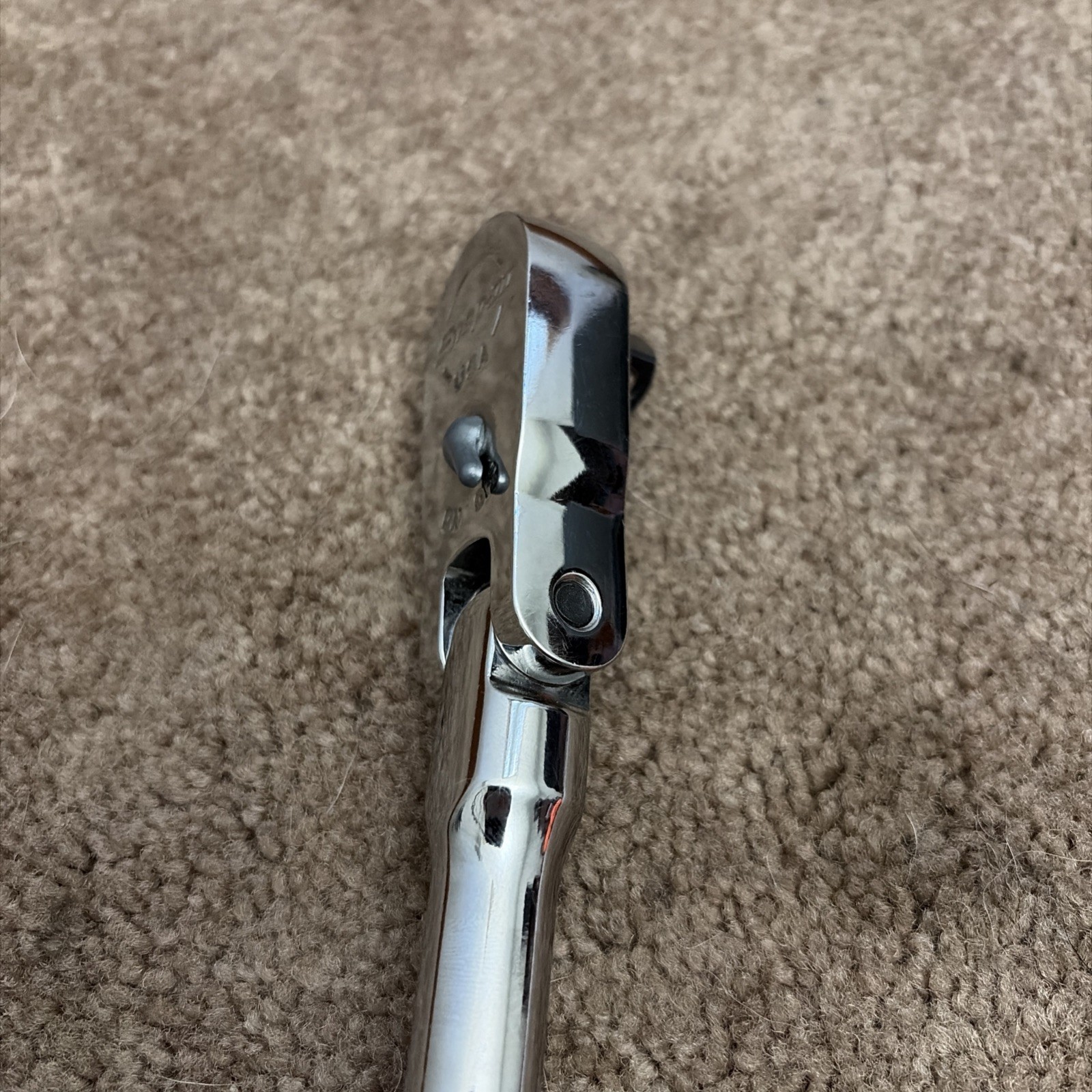 Snap On USA NEW 3/8” Drive Orange Soft Grip EXTRA-LONG Ratchet FHLLF80