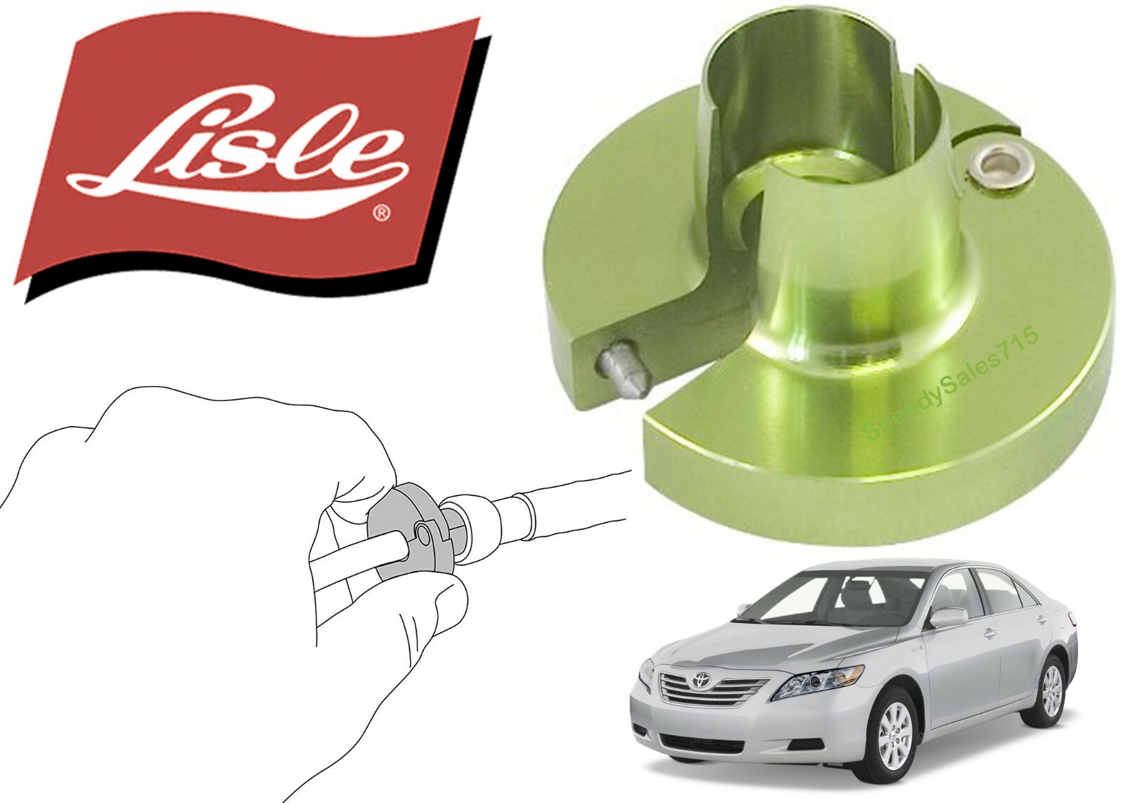 Lisle 39210 Main Fuel Line Disconnect For Nissan Toyota 5/16″ New Free Shipping