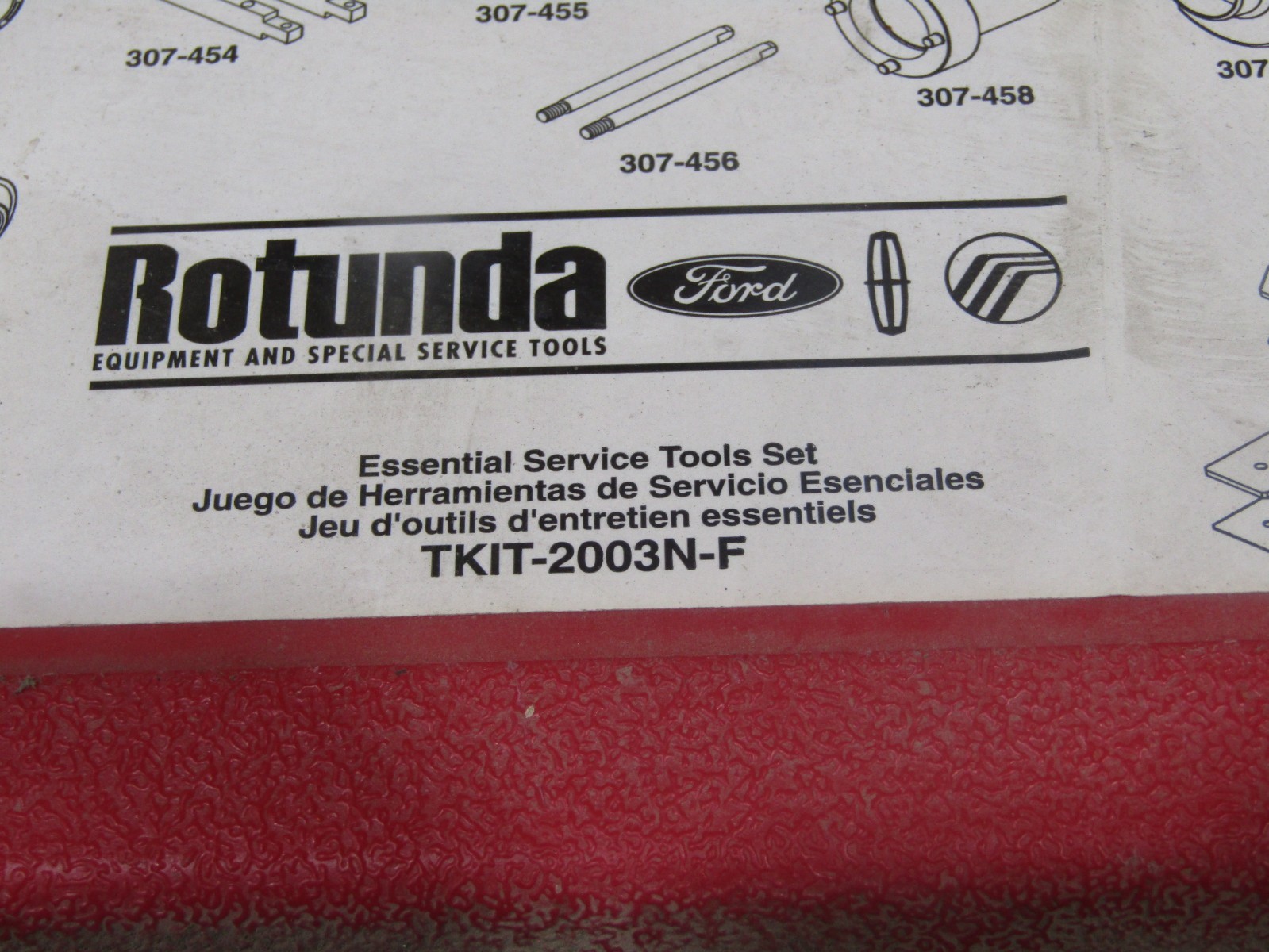 TKIT-2003N-F Ford Rotunda ESSENTIAL SERVICE TOOL KIT *INCOMPLETE* #120