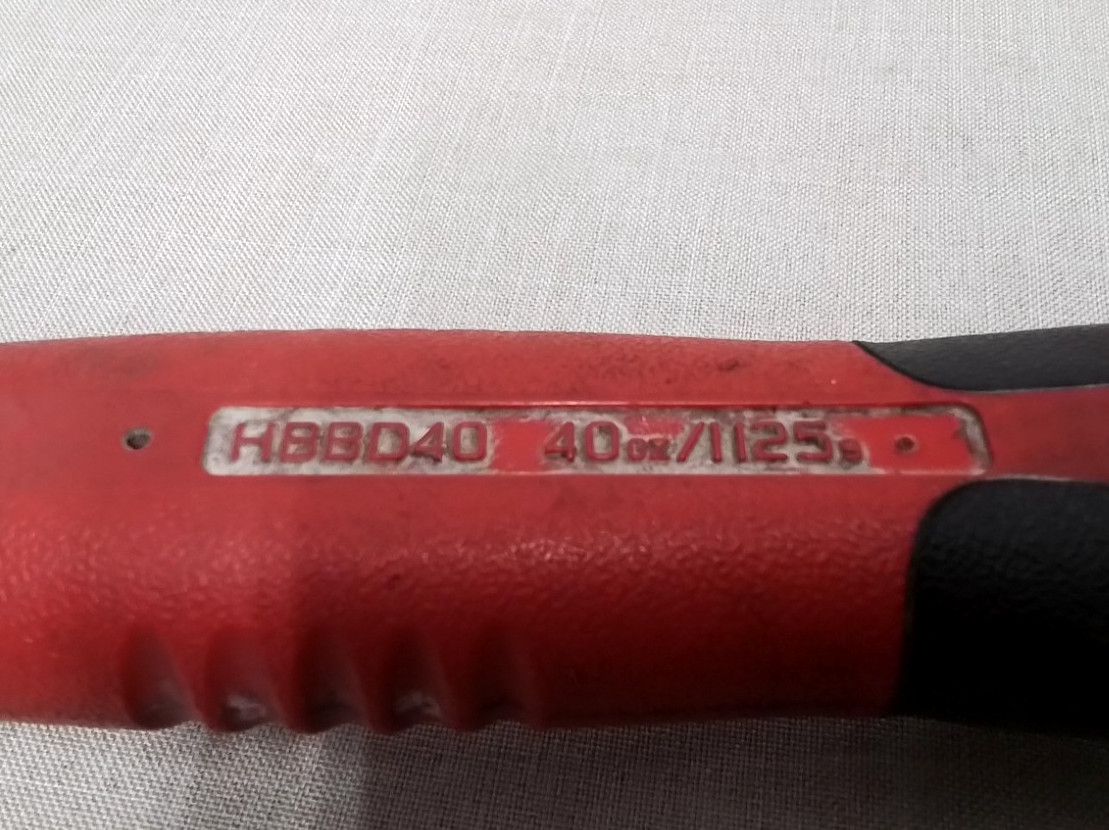 Snap-On HBBD40 Ball Peen Hammer 40oz