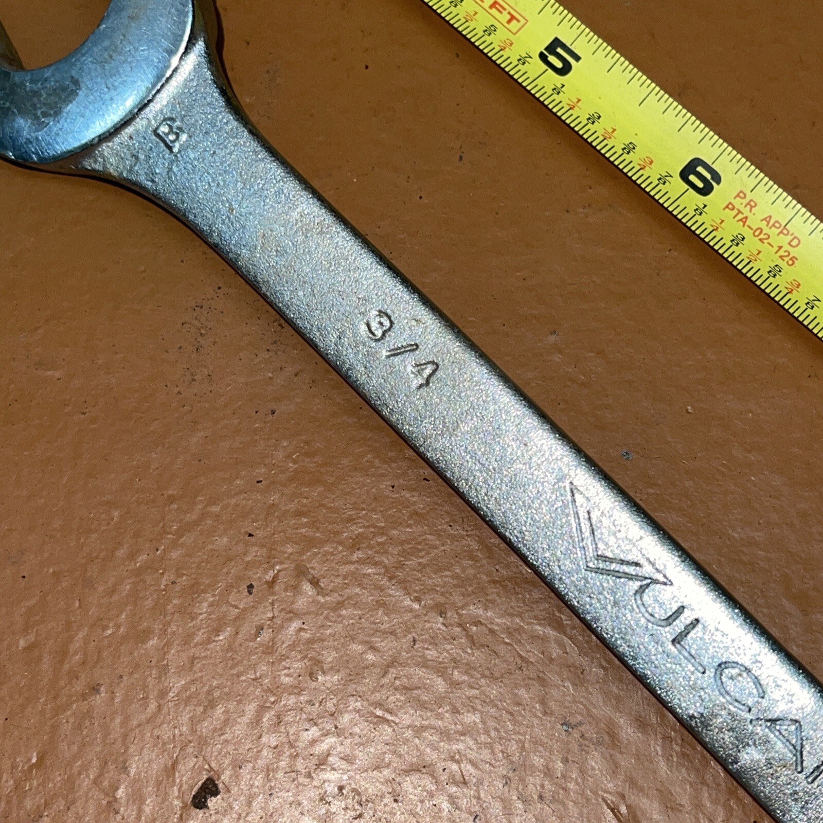 Vulcan USA XOE824 3/4 In SAE 6 Point Combination Wrench Vintage