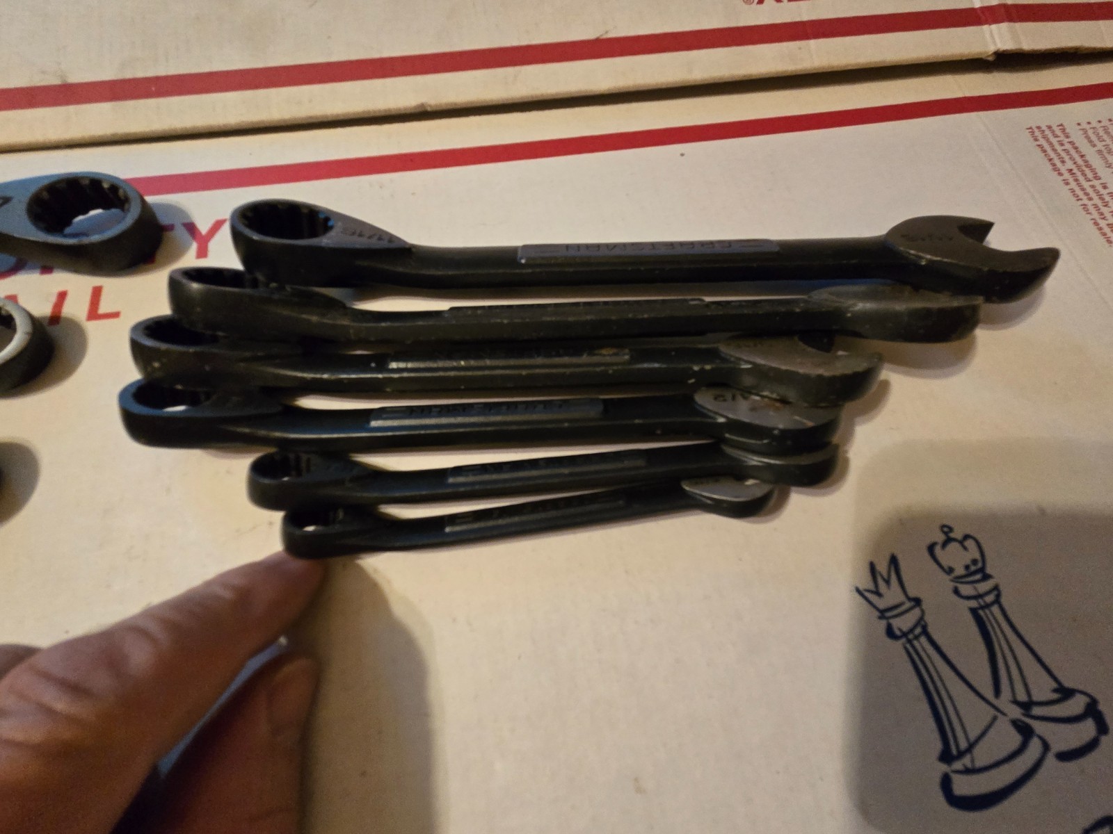 Lot Of 13 Craftsman Spine Wrench 10 – 17 MM 5/16 – 11/16 Metric SAE
