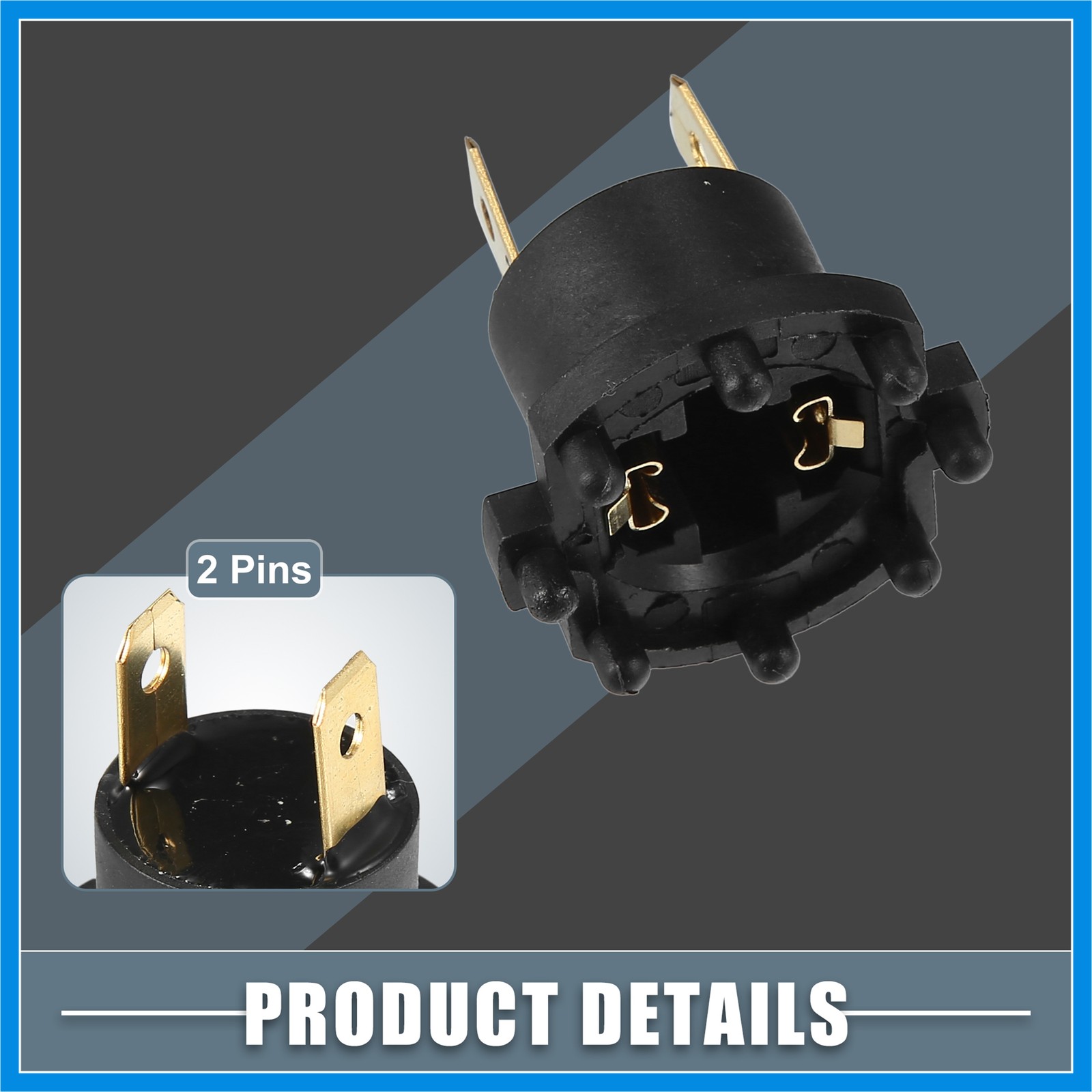 Car Headlight Bulb Socket Adapter B28V-51-0A3 Fit for Mazda 3 2004-2009 (2 Set)